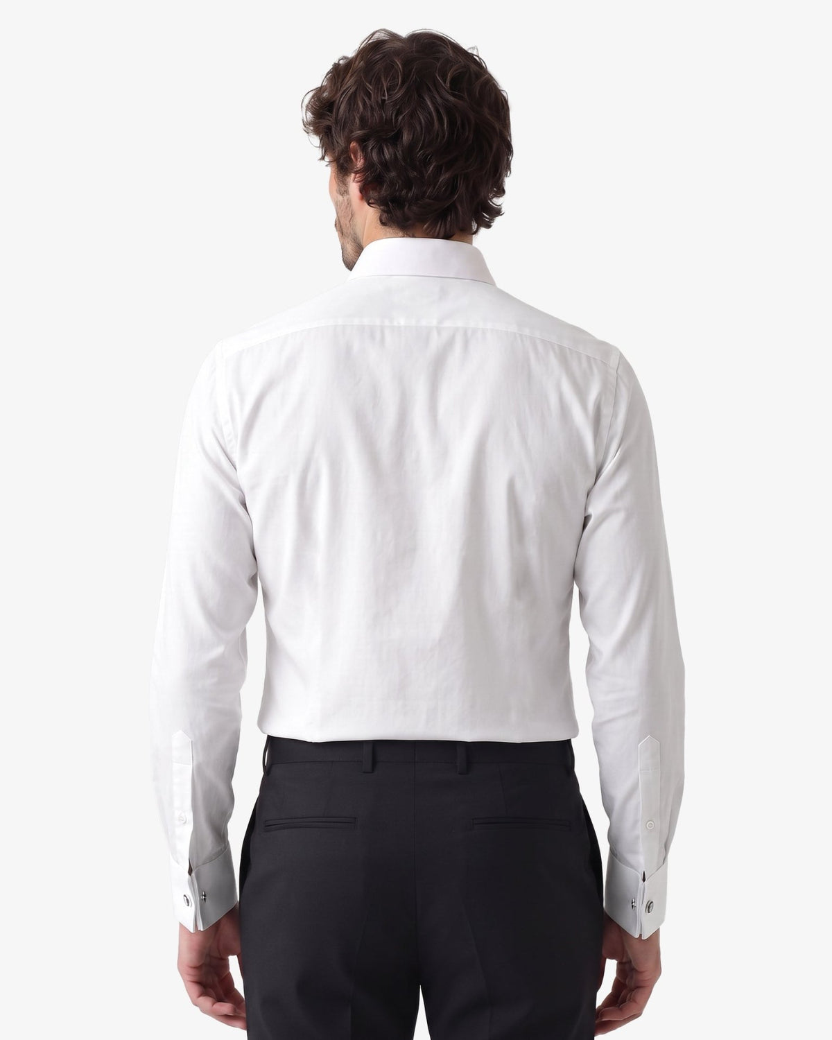 Manchester Camisa de Esmoquin Puño Francés Pechera Plisada Delgada - Manchester