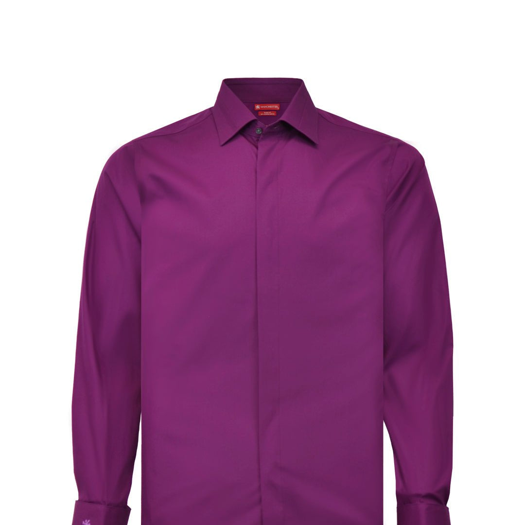 Manchester Camisa de Etiqueta en Algodón con Puño Doble - Manchester