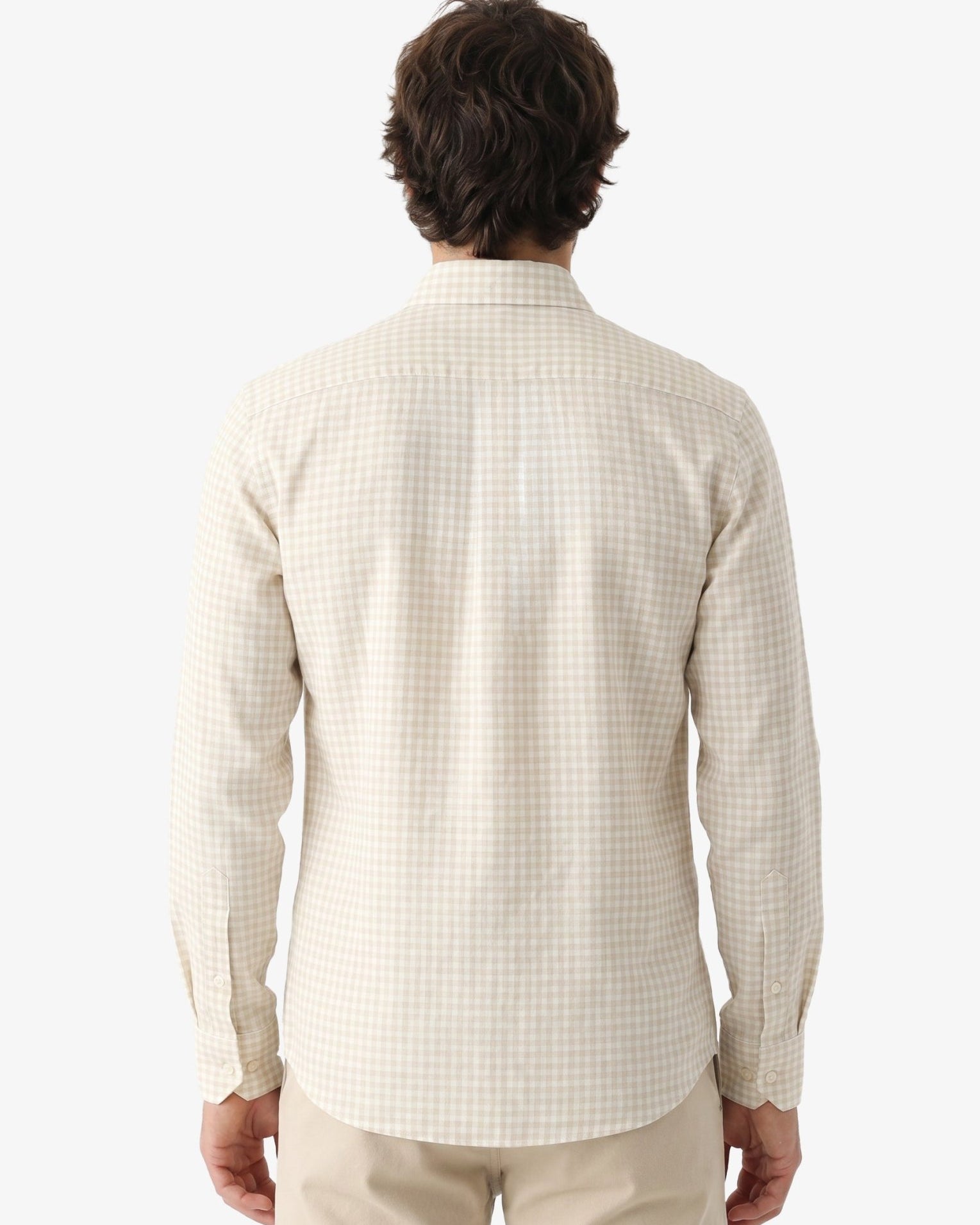 Manchester Camisa de Semi-Casual con Diseño Geométrico Suave - Manchester