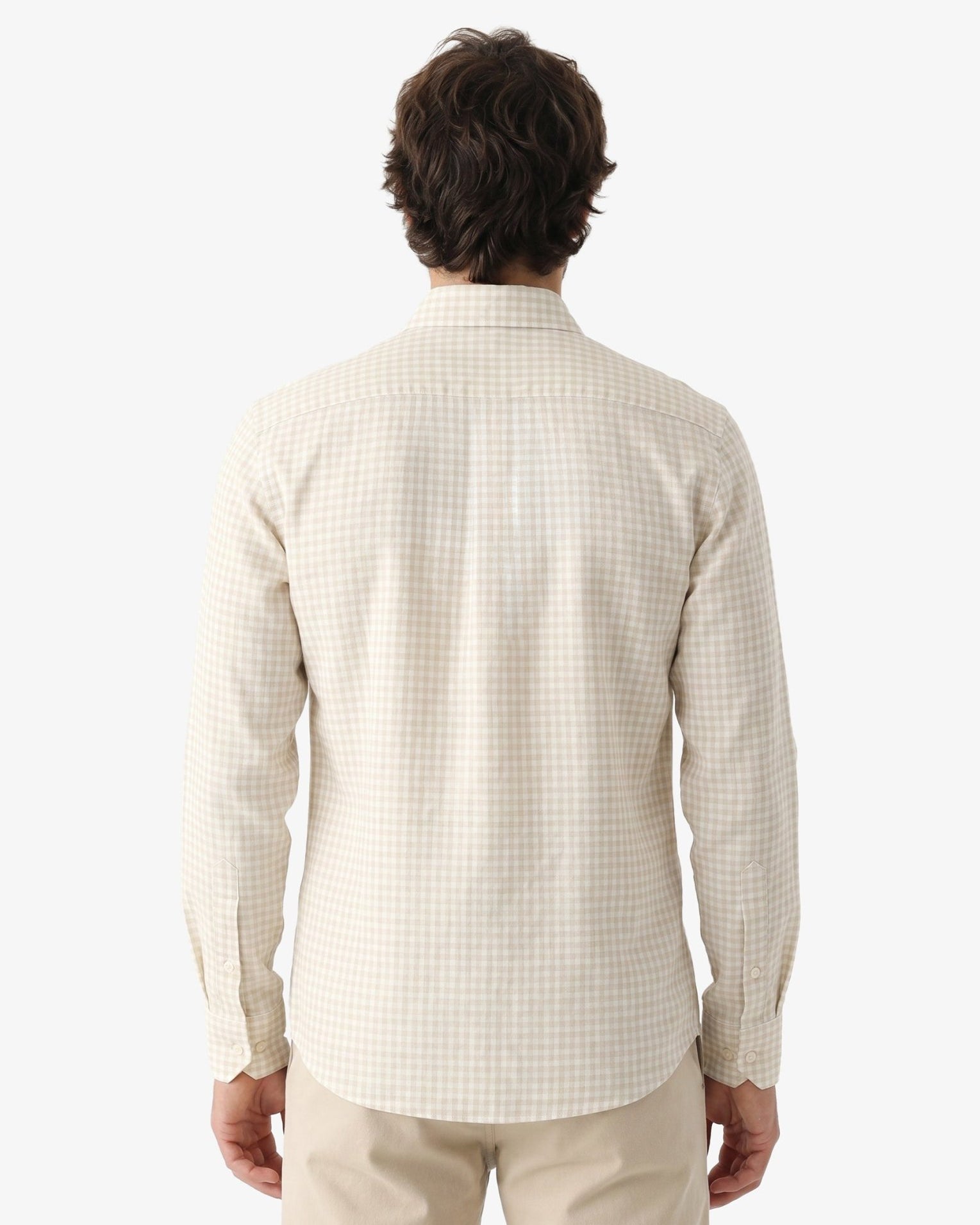 Manchester Camisa de Semi-Casual con Diseño Geométrico Suave - Manchester