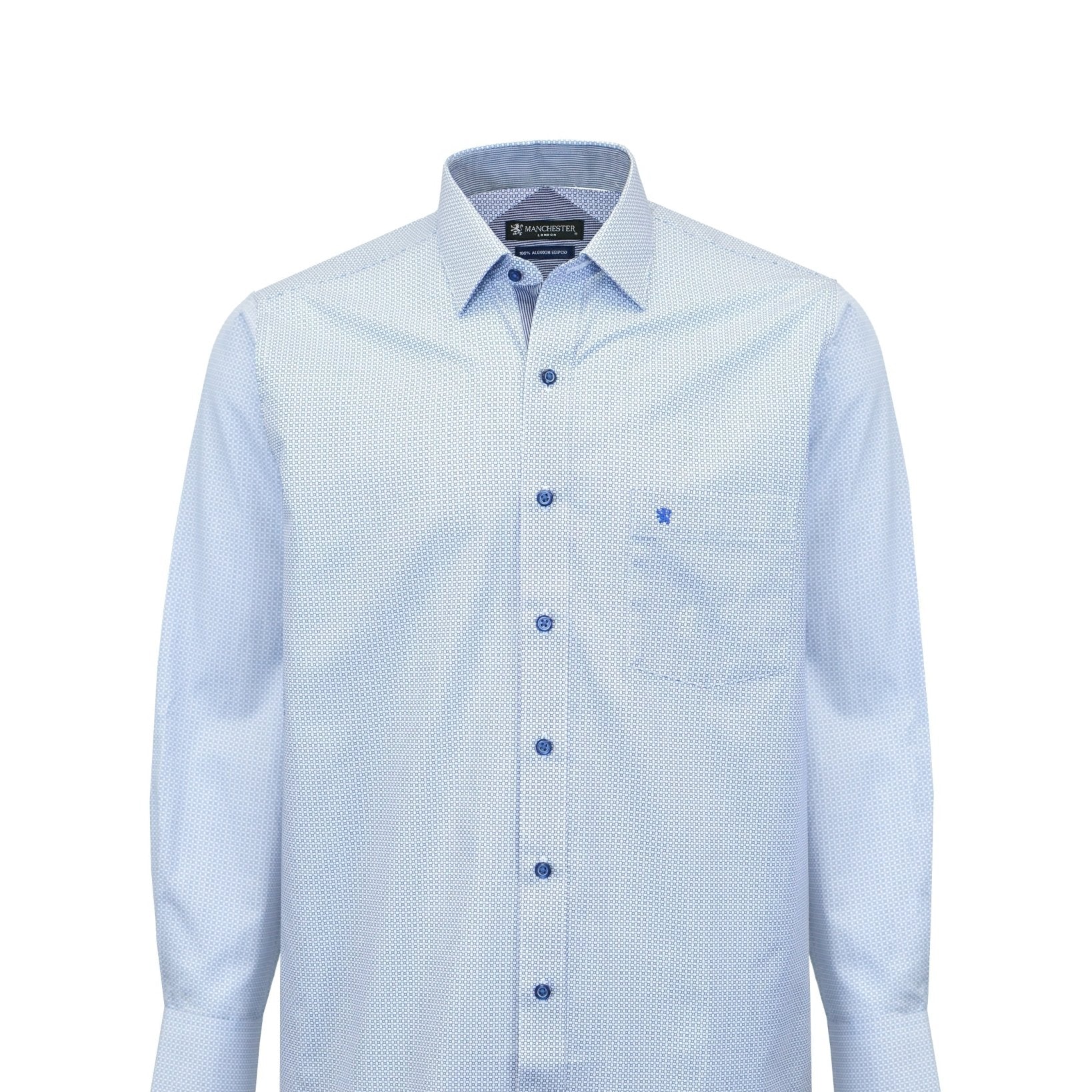 Manchester Camisa de Vestir 100% Algodón Manga Larga - Manchester