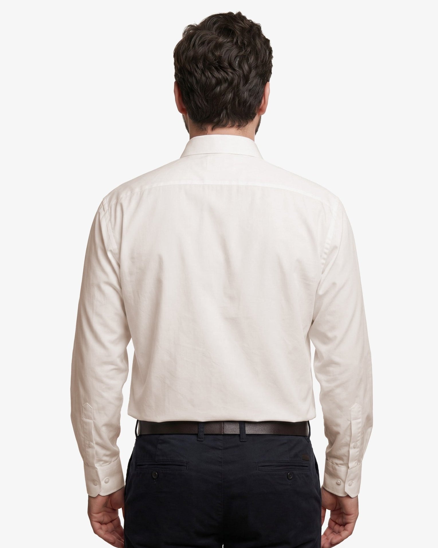 Manchester Camisa de Vestir Big and Tall Cuello Ajustable Algodón y Poliéster - Manchester