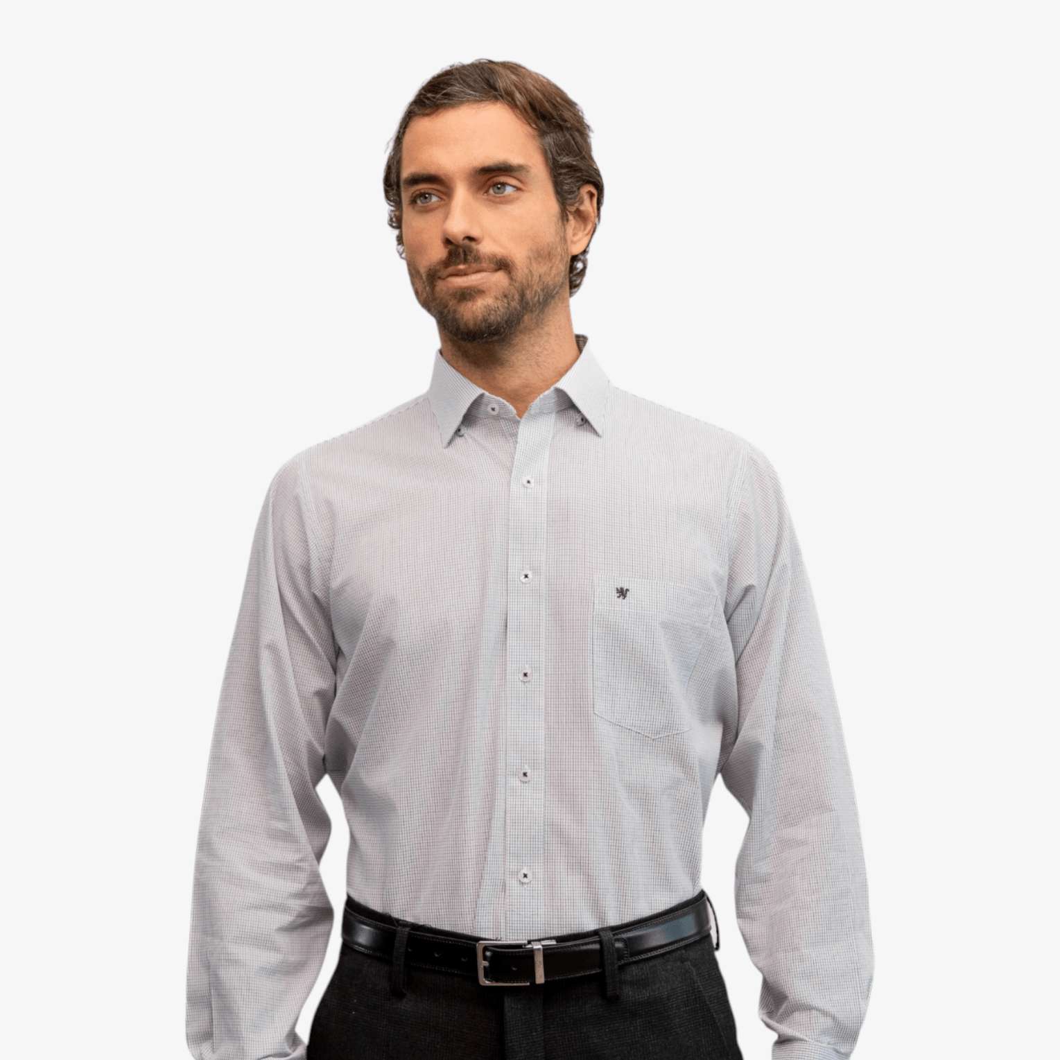 Manchester Camisa de Vestir Button Down Oculto - Manchester