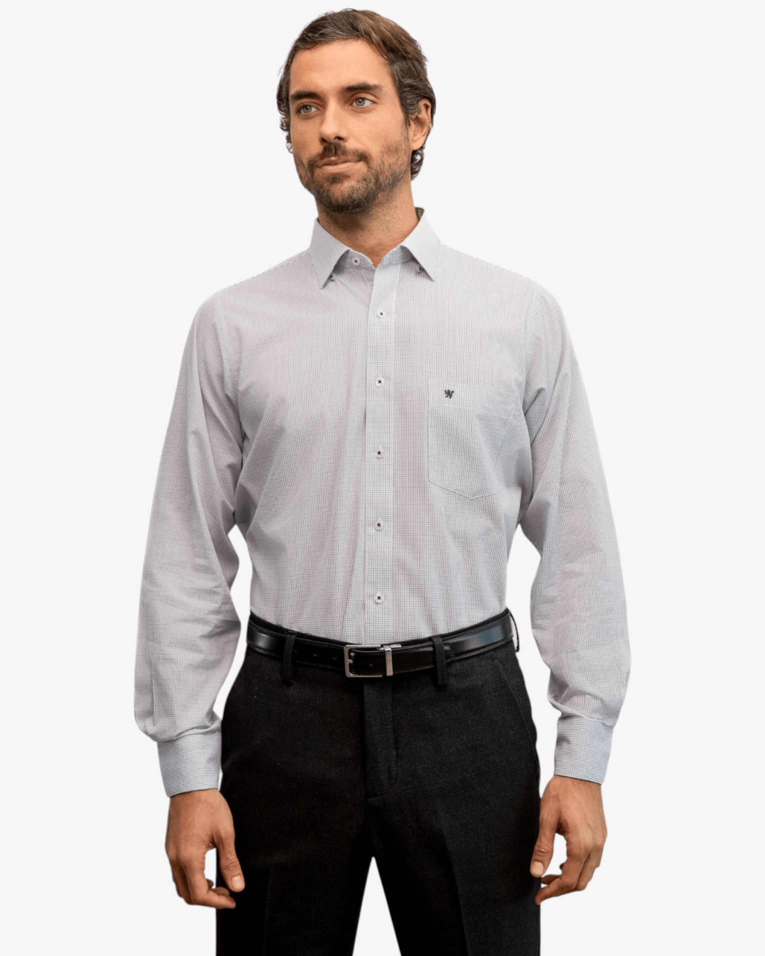 Manchester Camisa de Vestir Button Down Oculto - Manchester
