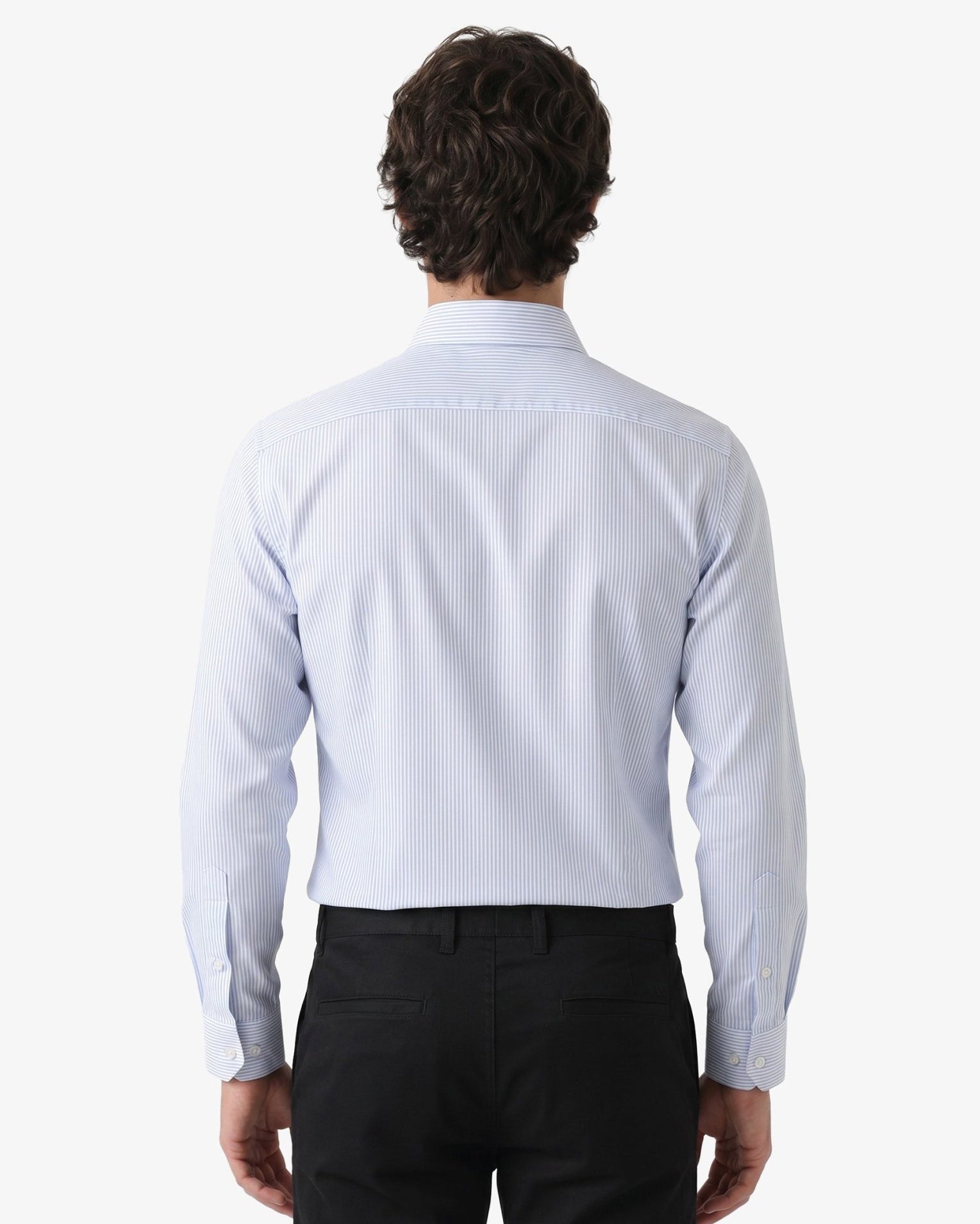 Manchester Camisa de Vestir con Cuello Extensible Oculto - Manchester