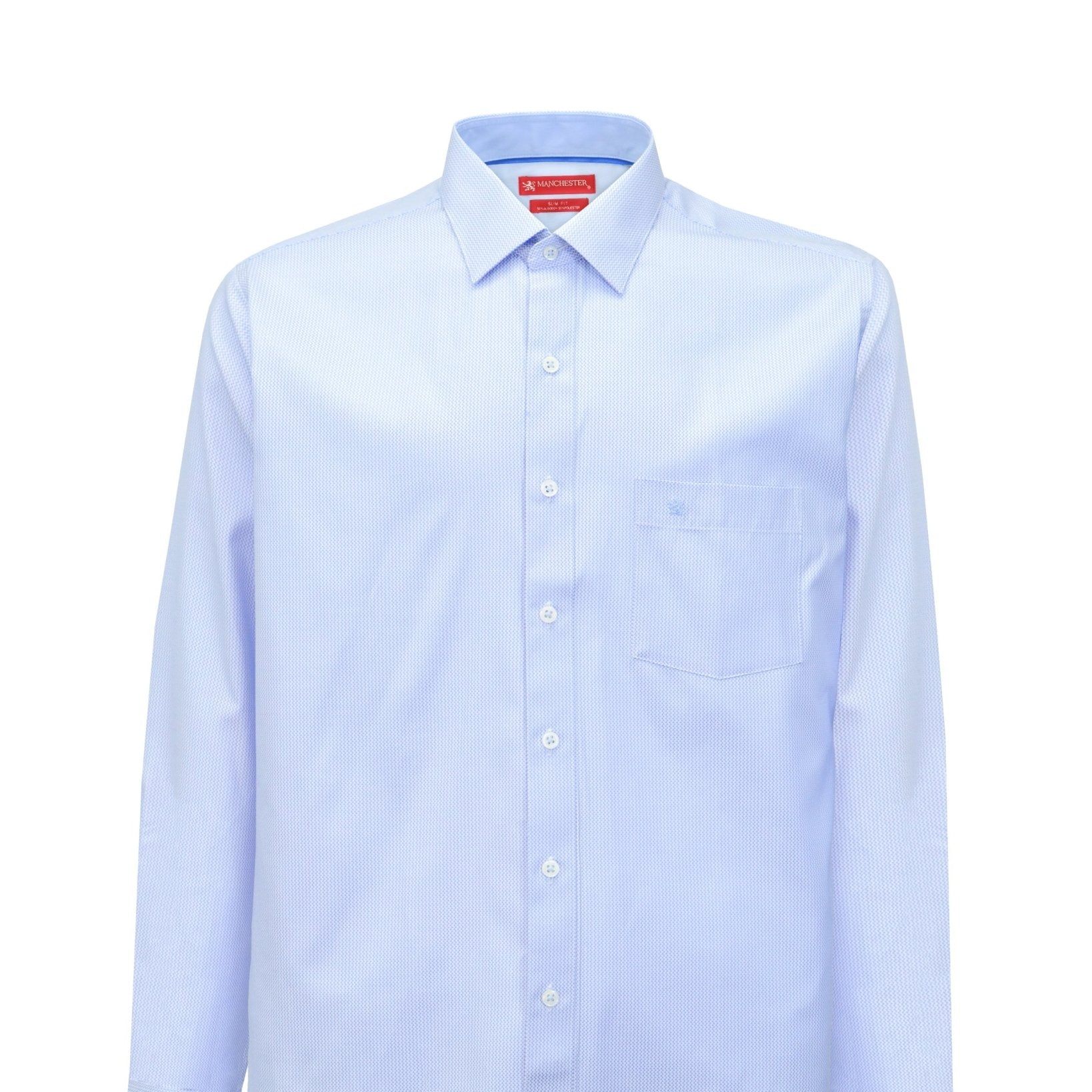 Manchester Camisa de Vestir Corte Slim Algodón - Poliéster - Manchester