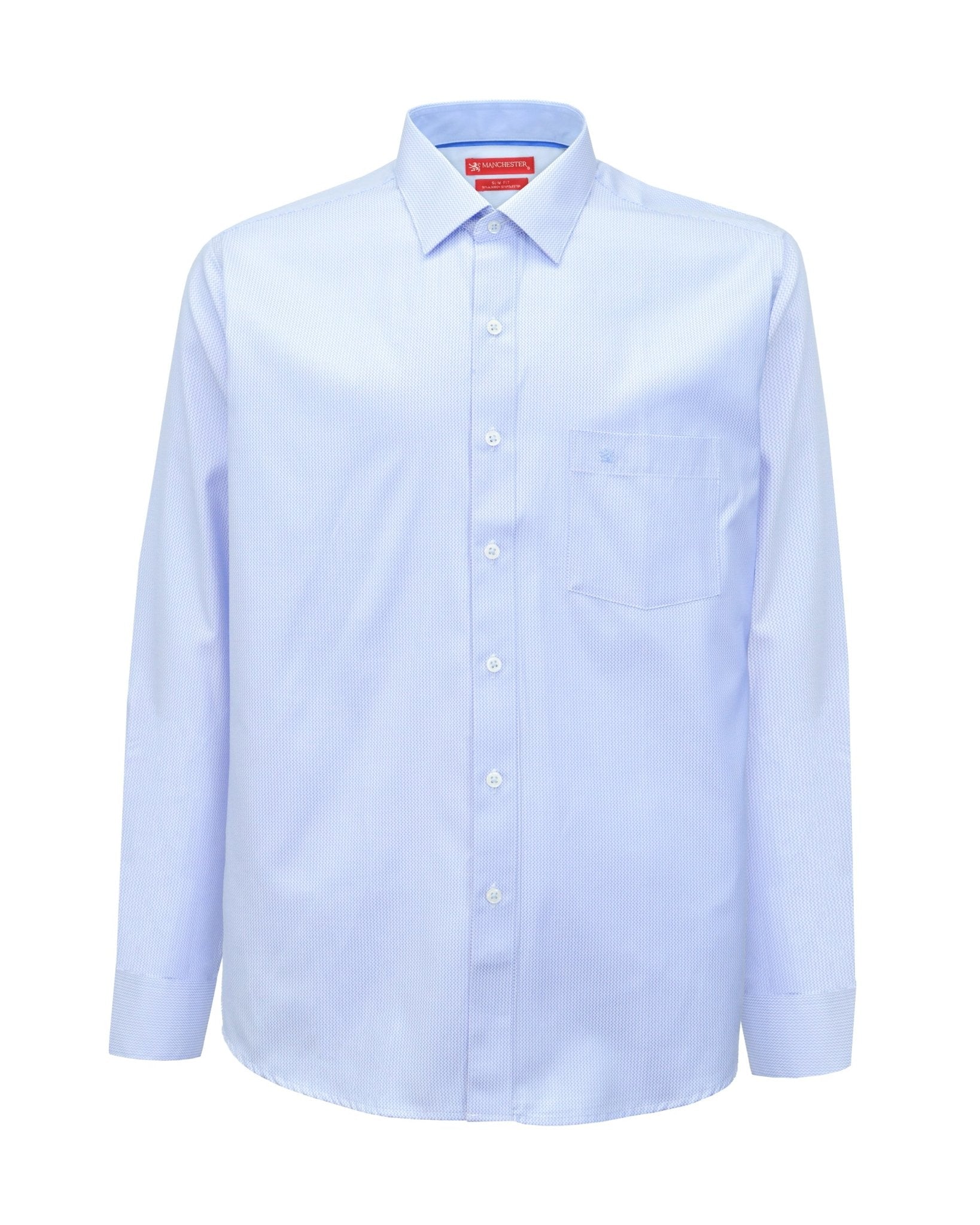 Manchester Camisa de Vestir Corte Slim Algodón - Poliéster - Manchester