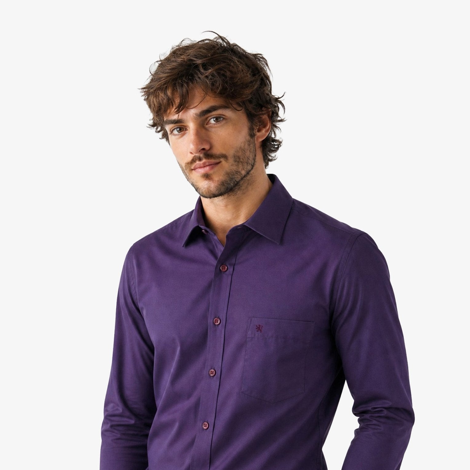 Manchester Camisa de Vestir Cuello Ajustable Algodón y Poliéster - Manchester