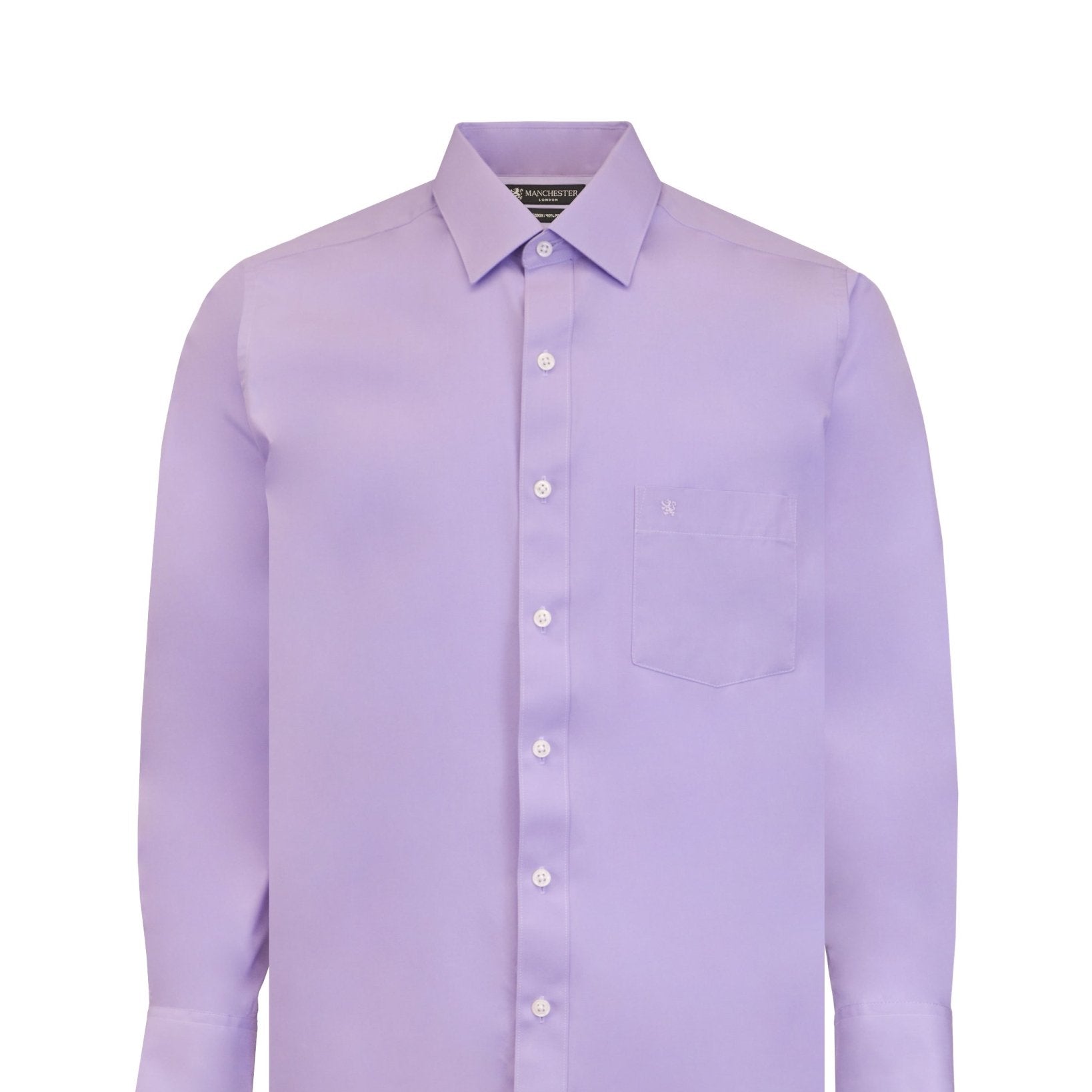 Manchester Camisa de Vestir Cuello Ajustable Algodón y Poliéster - Manchester
