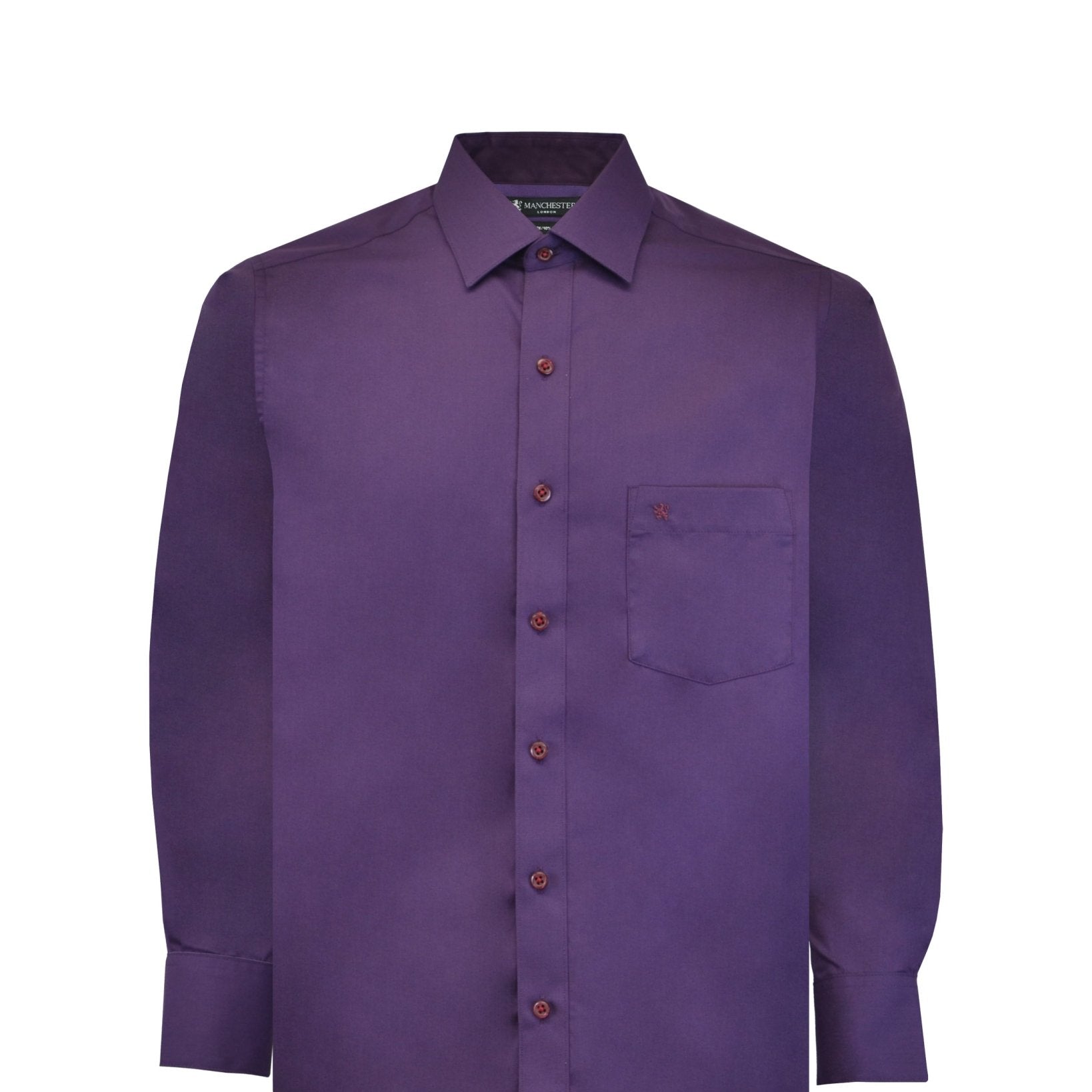 Manchester Camisa de Vestir Cuello Ajustable Algodón y Poliéster - Manchester