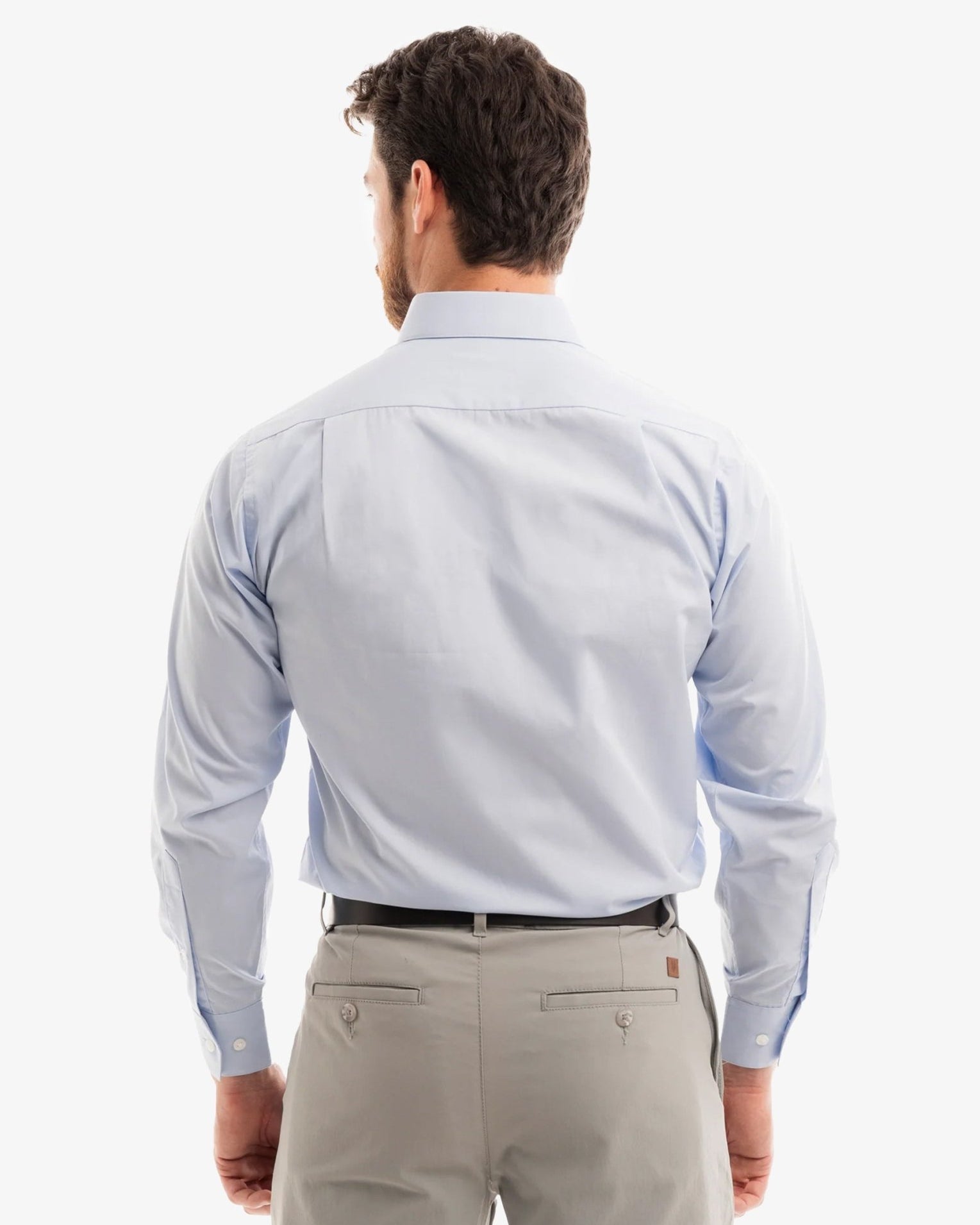 Manchester Camisa de Vestir - Cuello Ajustable con Bolsillo - Manchester
