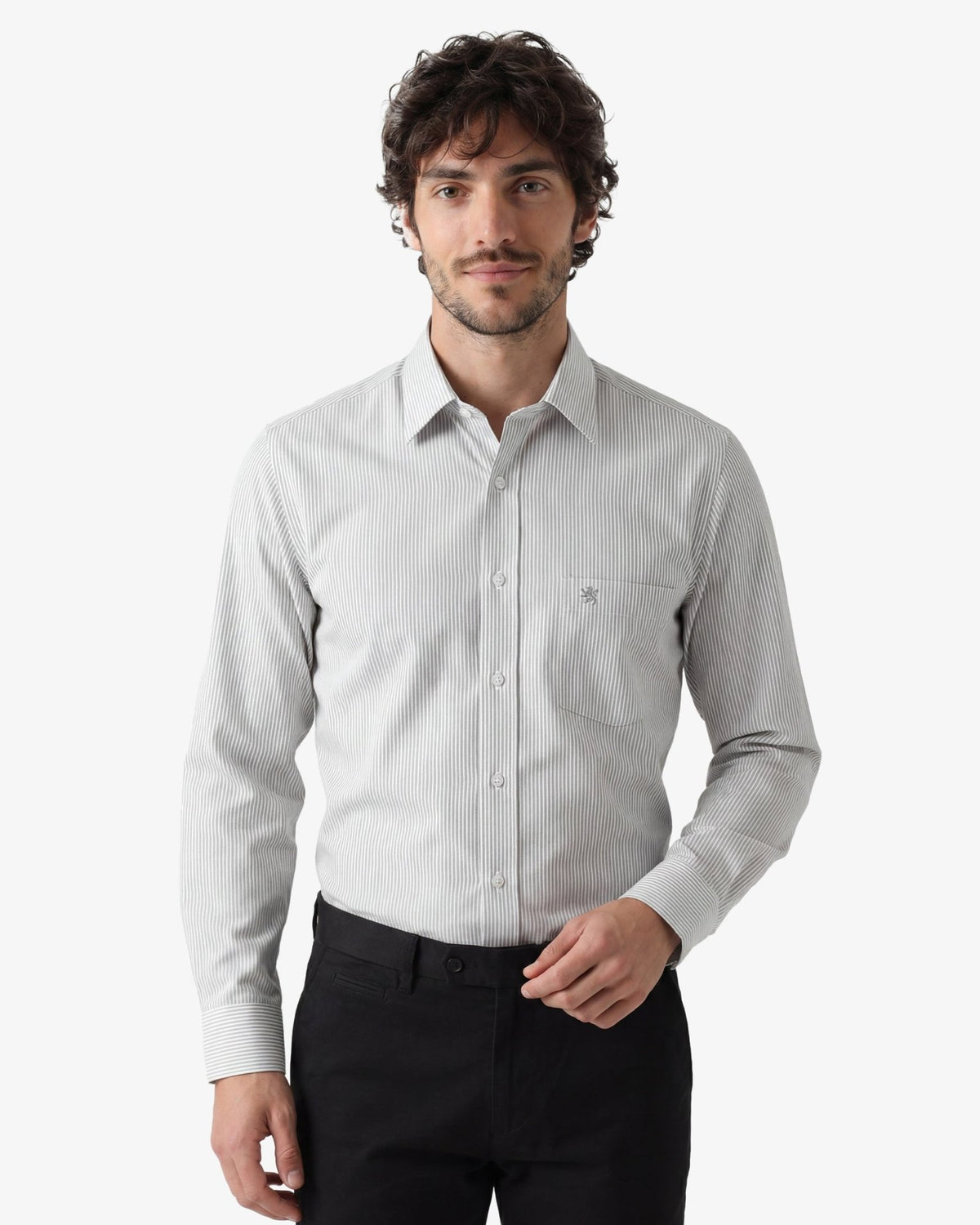 Manchester Camisa de Vestir Cuello Ajustable y Puño Convertible - Manchester