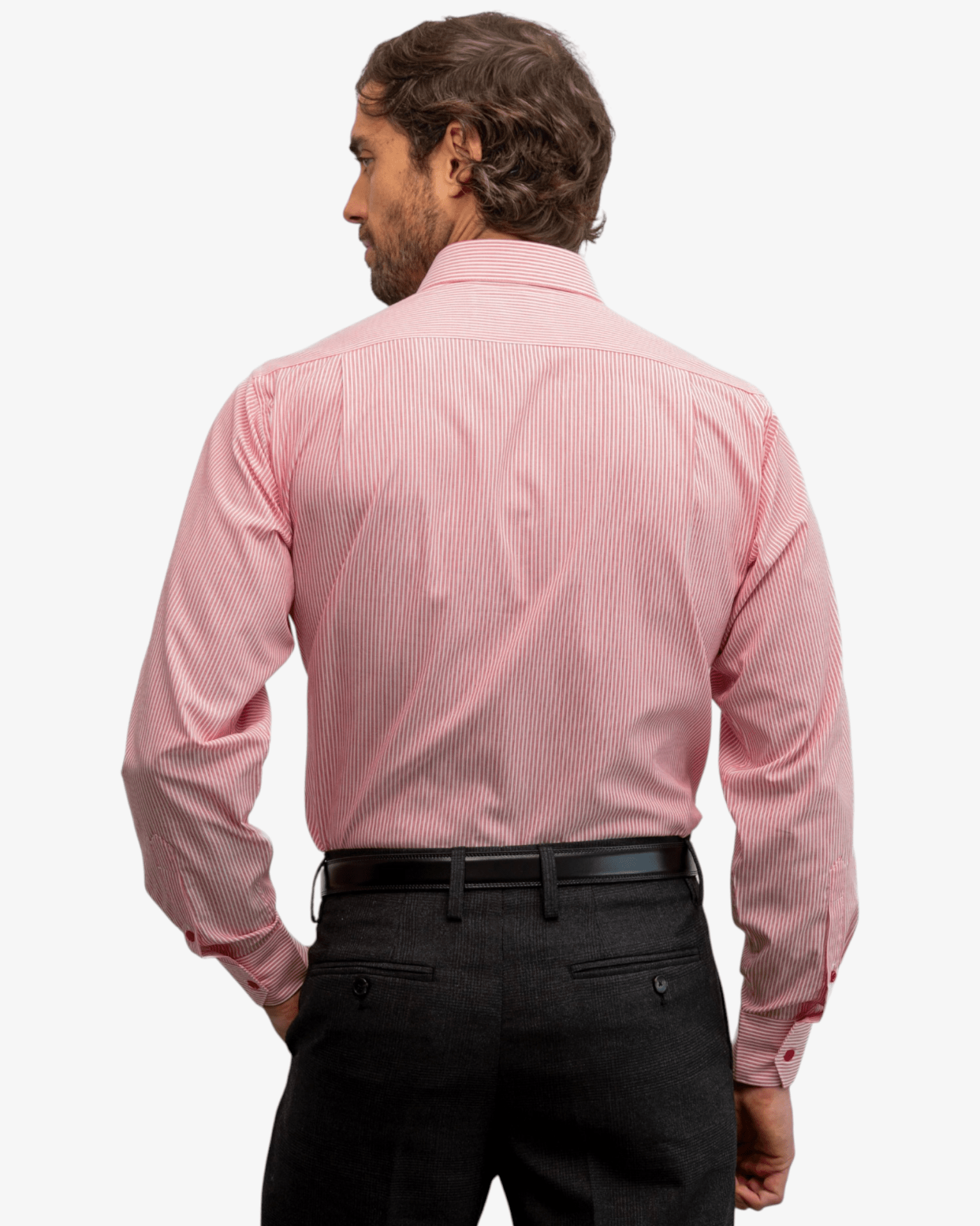 Manchester Camisa de Vestir de Rayas Finas Regular Fit - Manchester