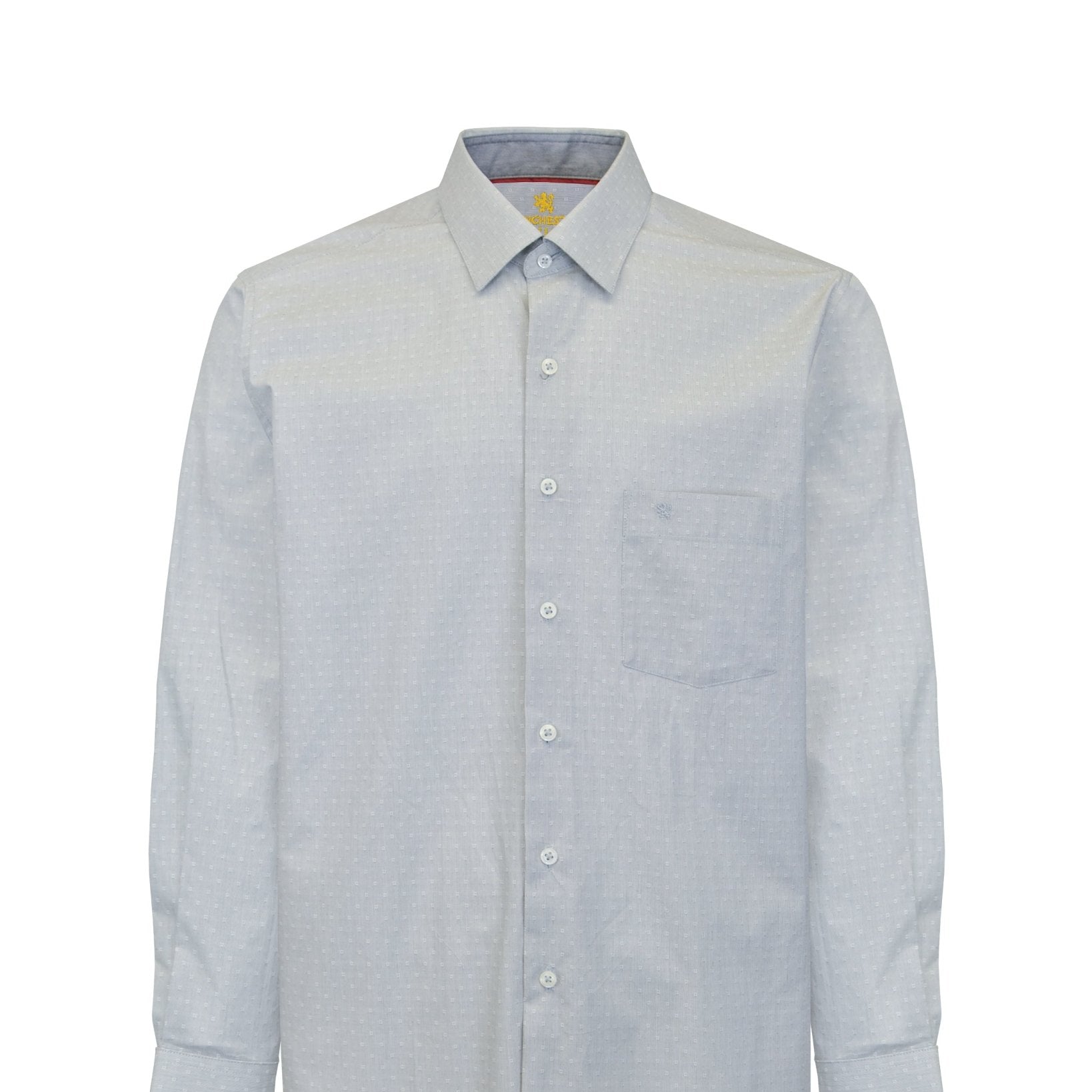 Manchester Camisa de Vestir Elite Patrón Sutil 100% Algodón Manga Larga - Manchester