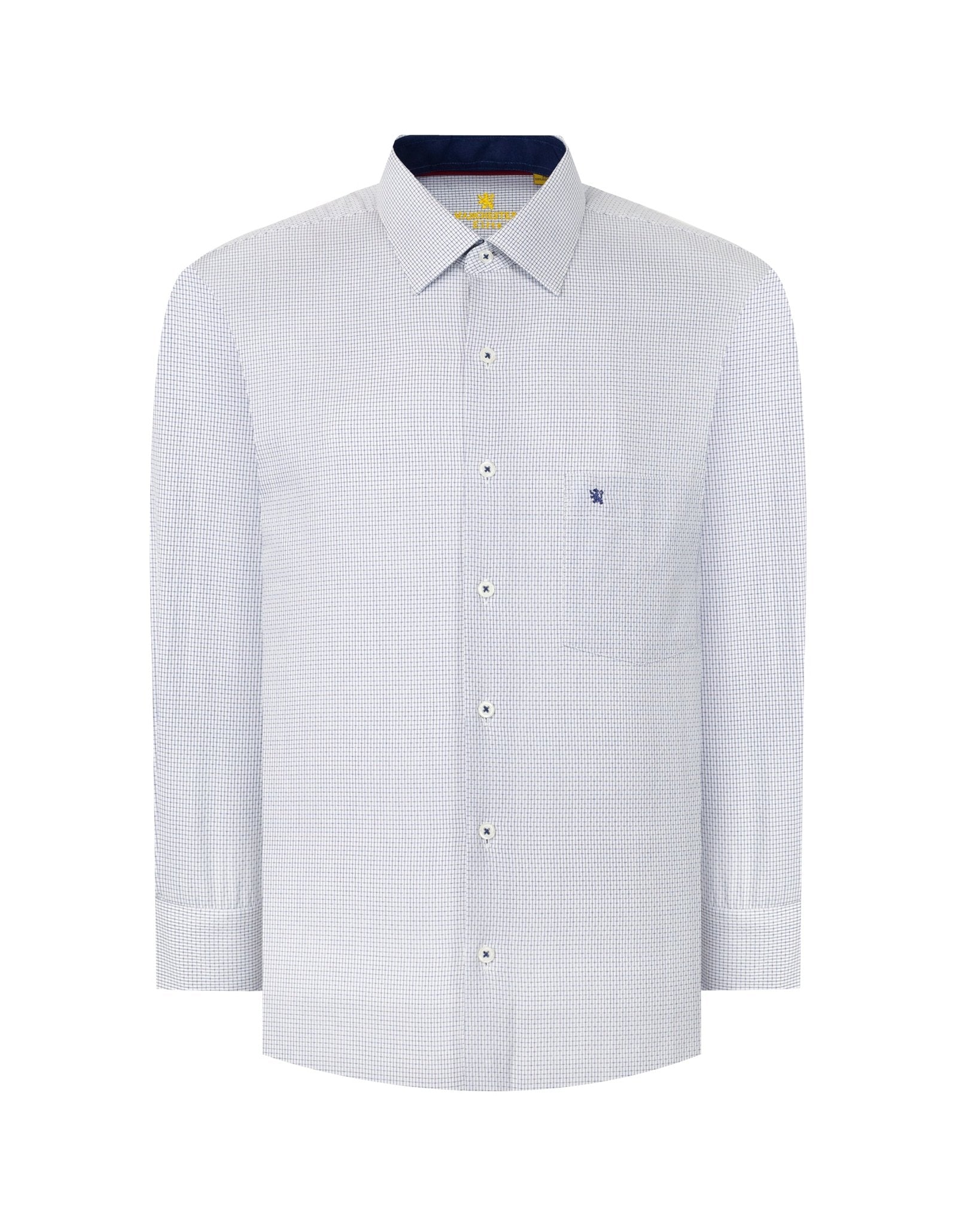 Manchester Camisa de Vestir Elite Regular Fit 100% Algodón Manga Larga - Manchester