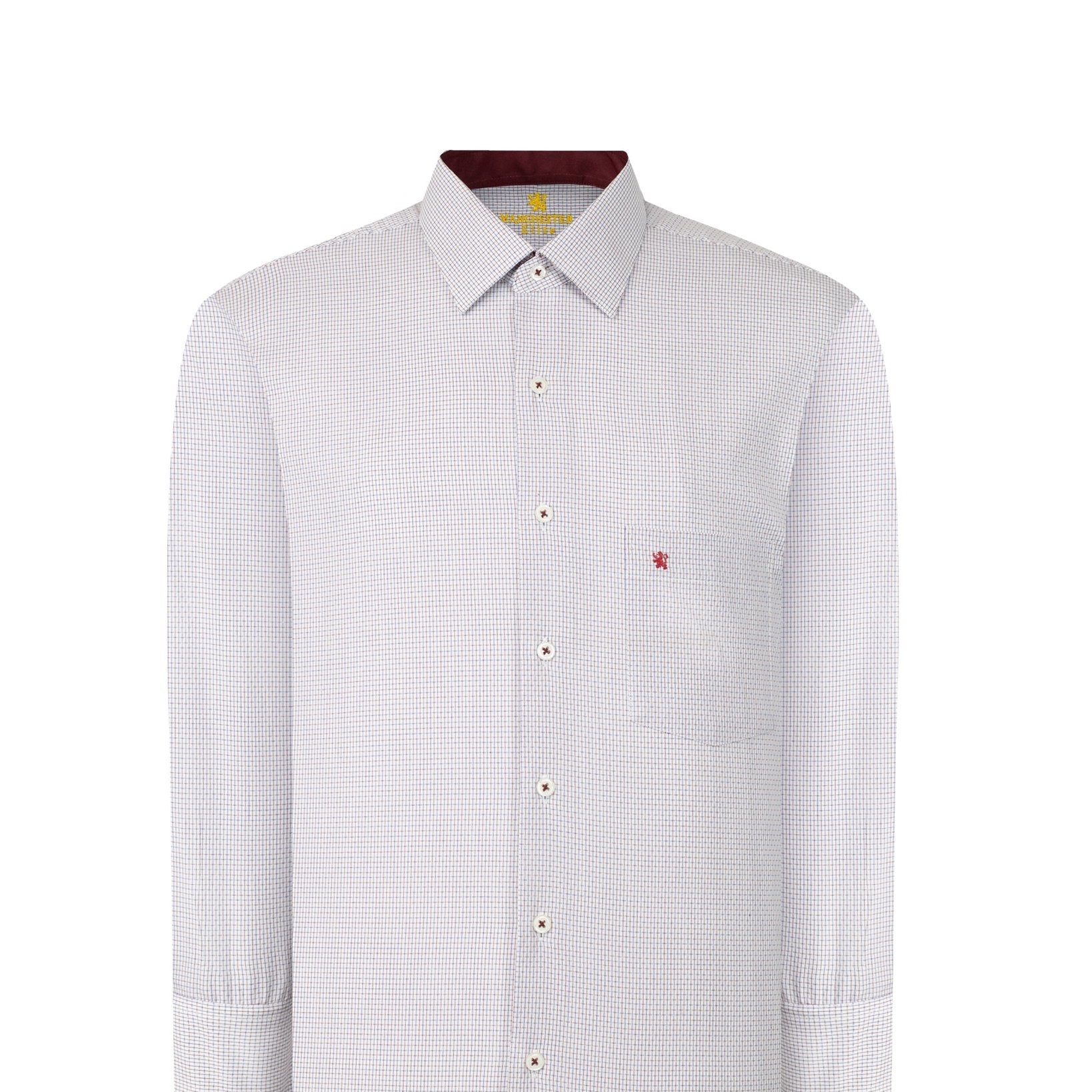Manchester Camisa de Vestir Elite Regular Fit 100% Algodón Manga Larga - Manchester