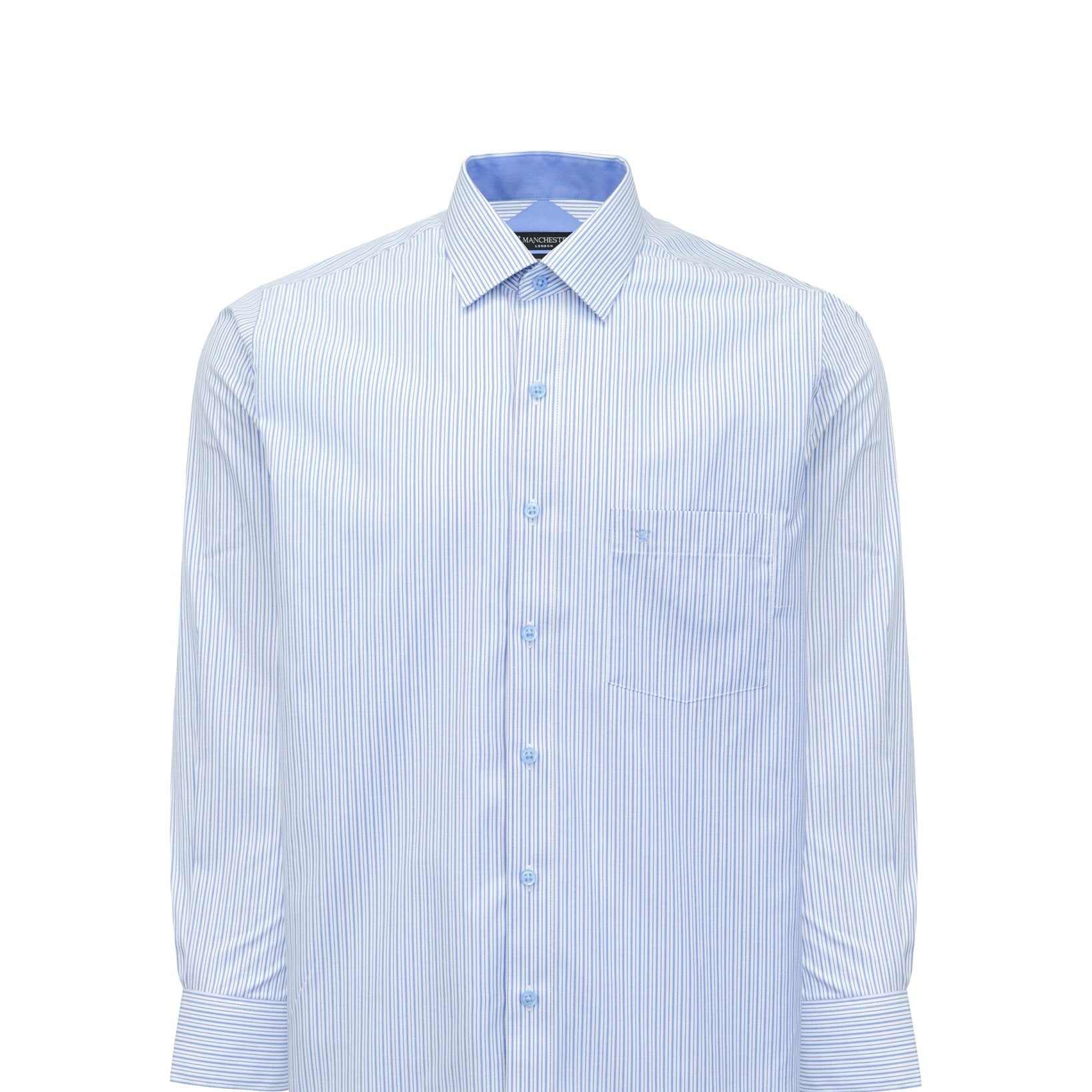 Manchester Camisa de Vestir Estampado de Líneas - Manchester