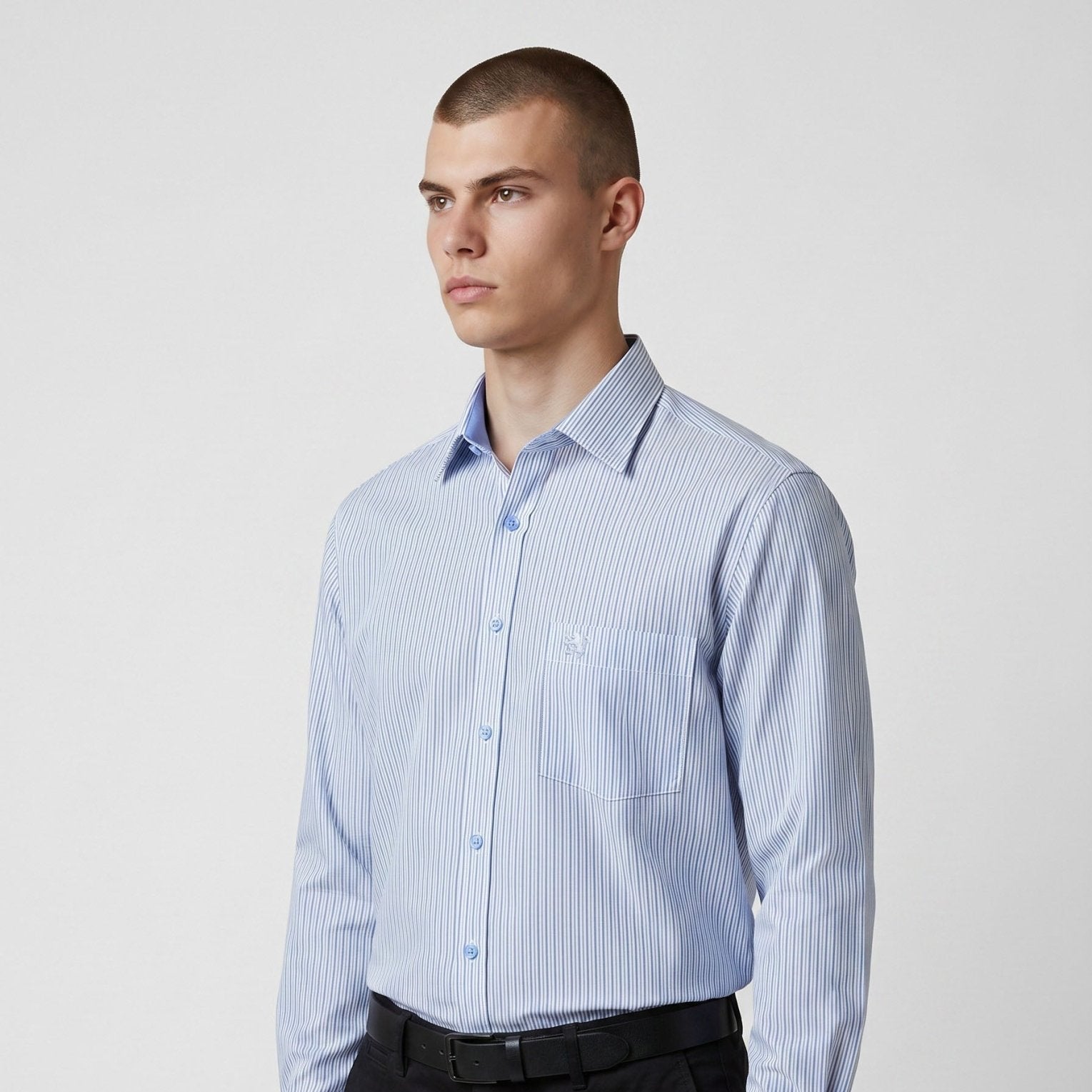 Manchester Camisa de Vestir Estampado de Líneas - Manchester