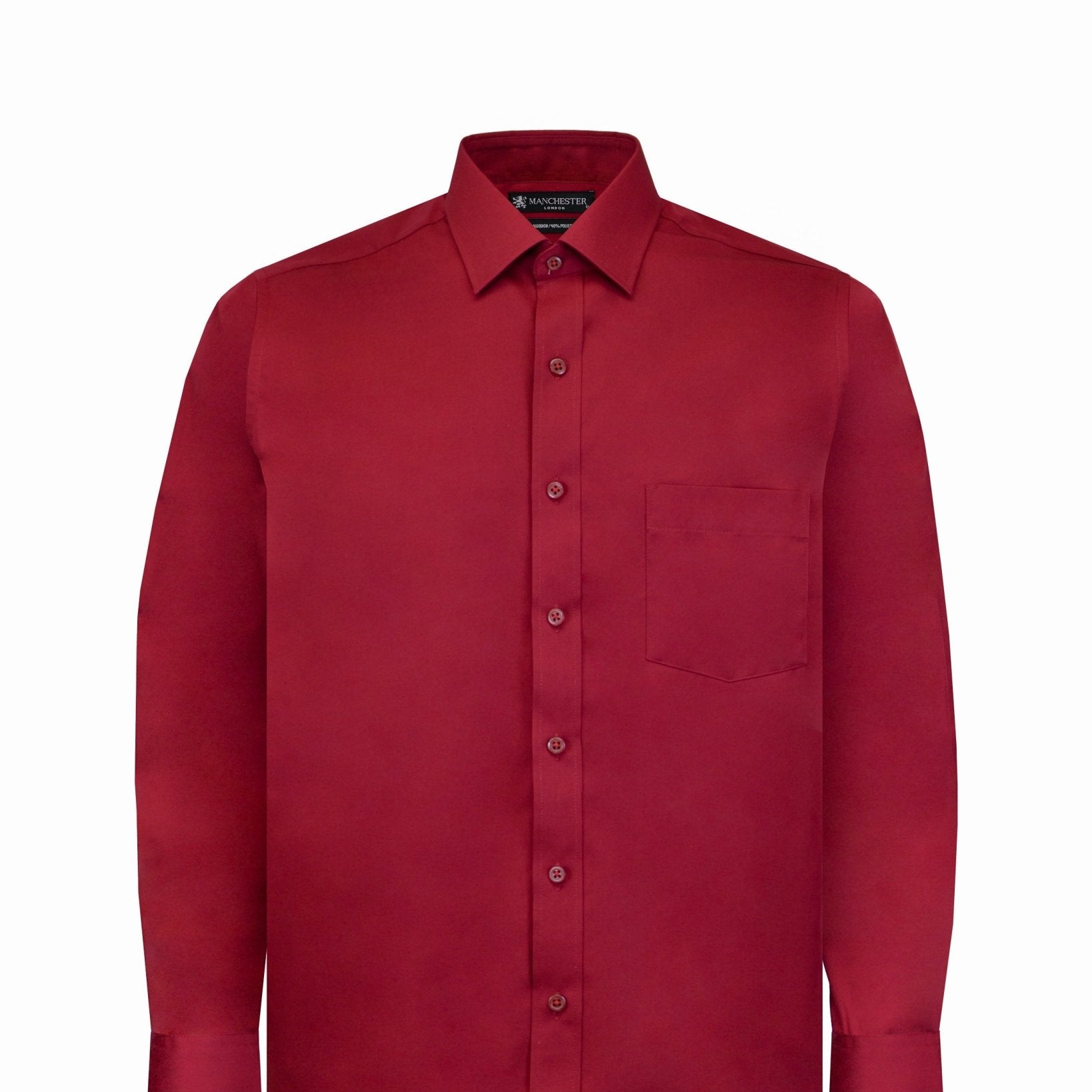 Manchester Camisa de Vestir Lisa Algodón y Poliéster - Manchester