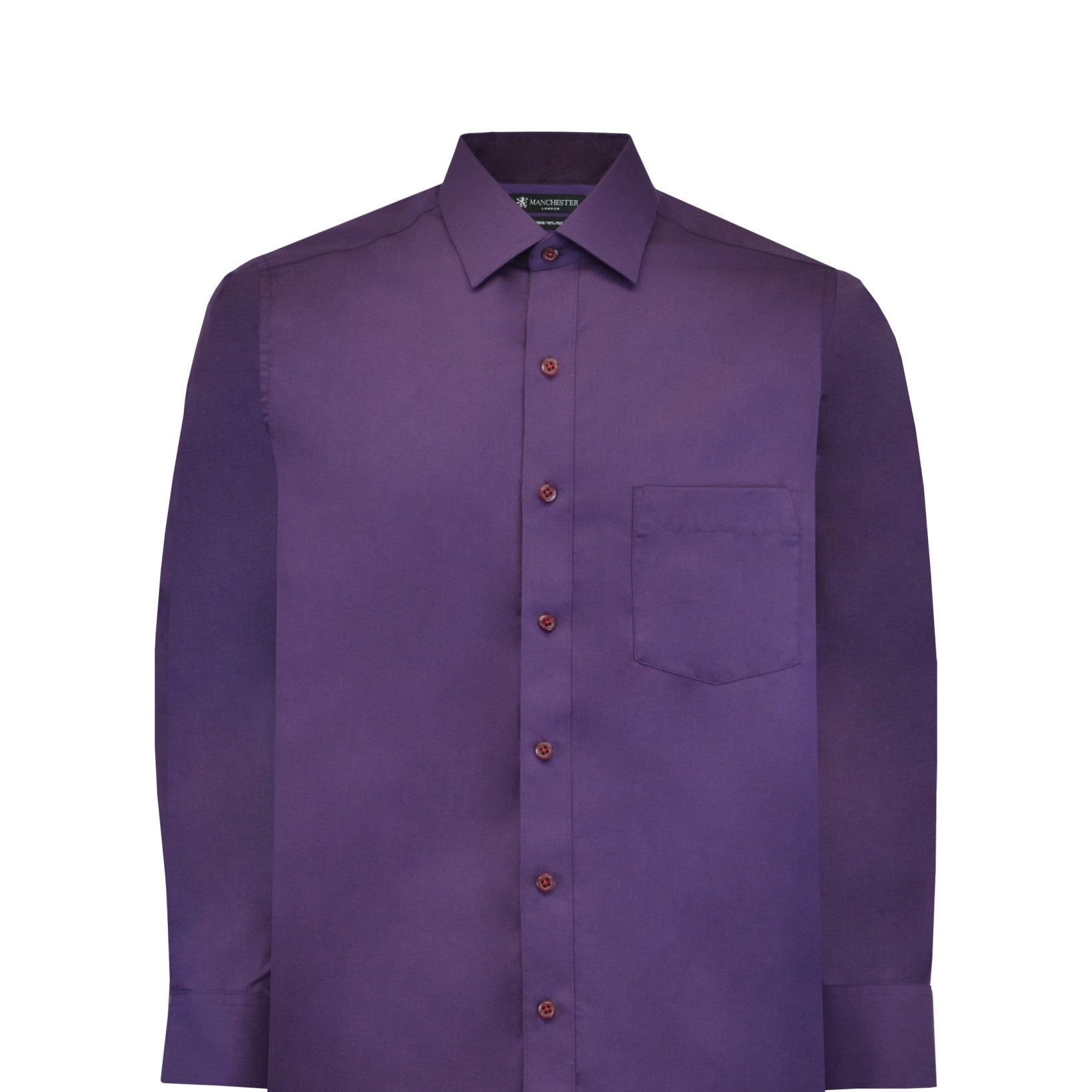 Manchester Camisa de Vestir Lisa Algodón y Poliéster - Manchester