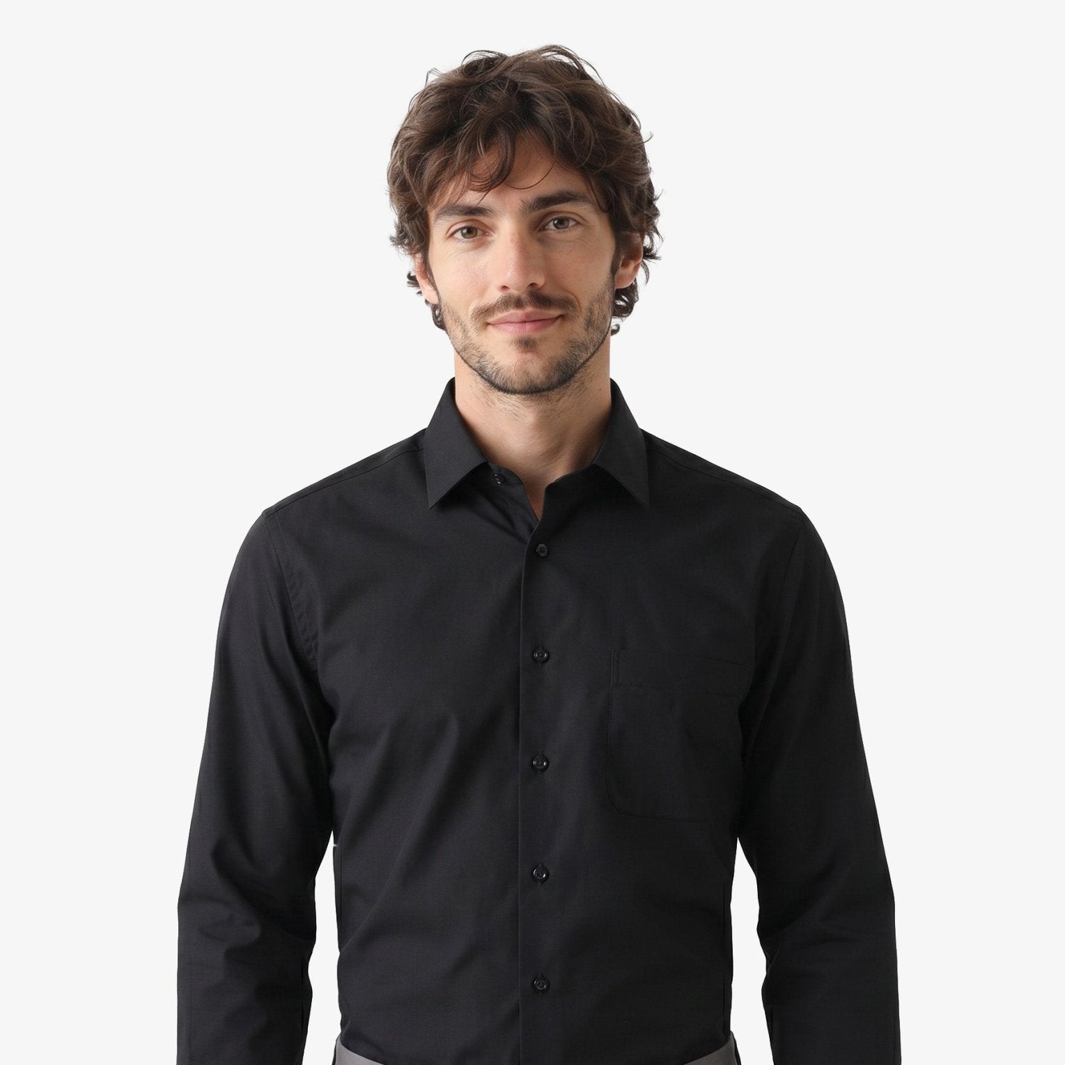 Manchester Camisa de Vestir Lisa Algodón y Poliéster - Manchester