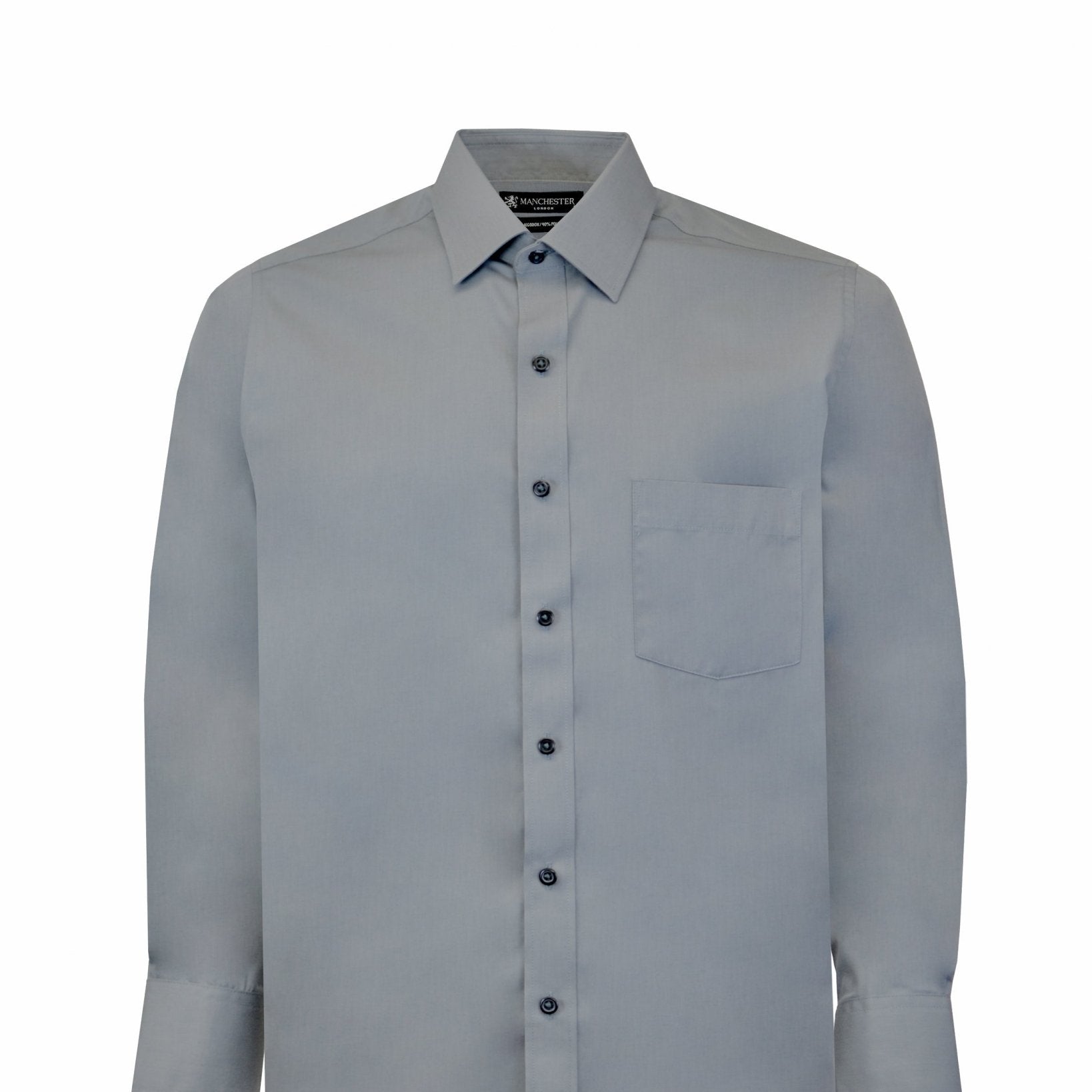 Manchester Camisa de Vestir Lisa Algodón y Poliéster - Manchester