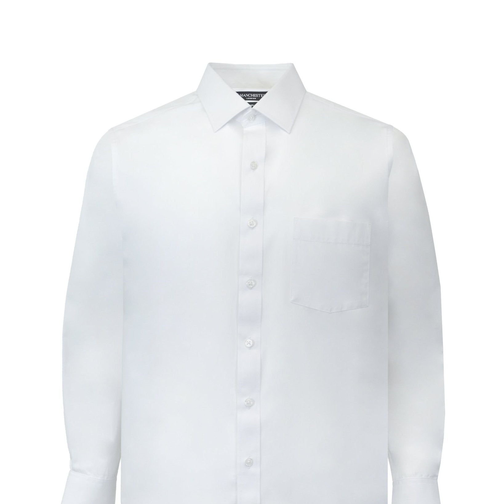 Manchester Camisa de Vestir Lisa Algodón y Poliéster - Manchester