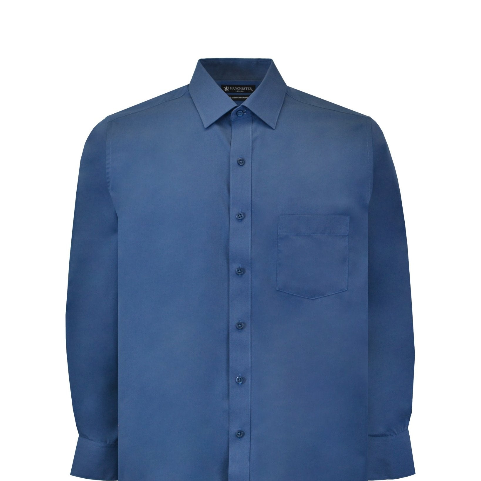 Manchester Camisa de Vestir Lisa Algodón y Poliéster - Manchester
