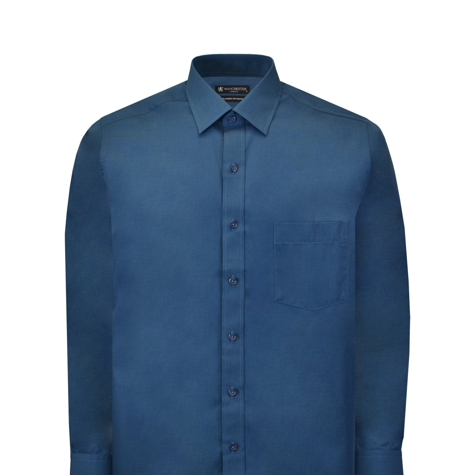 Manchester Camisa de Vestir Lisa Algodón y Poliéster - Manchester