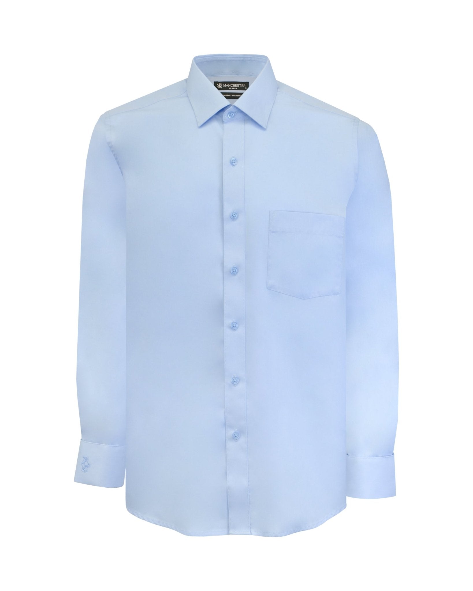 Manchester Camisa de Vestir Lisa Algodón y Poliéster - Manchester