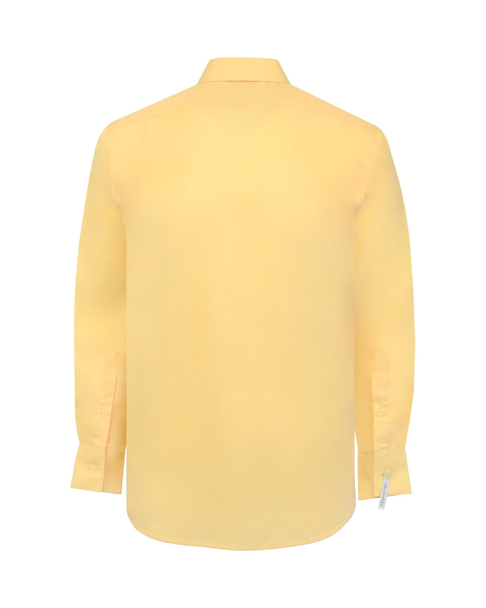 Manchester Camisa de Vestir Lisa Slim Fit con Puño Convertible y Un Bolsillo Mezcla Algodón - Manchester