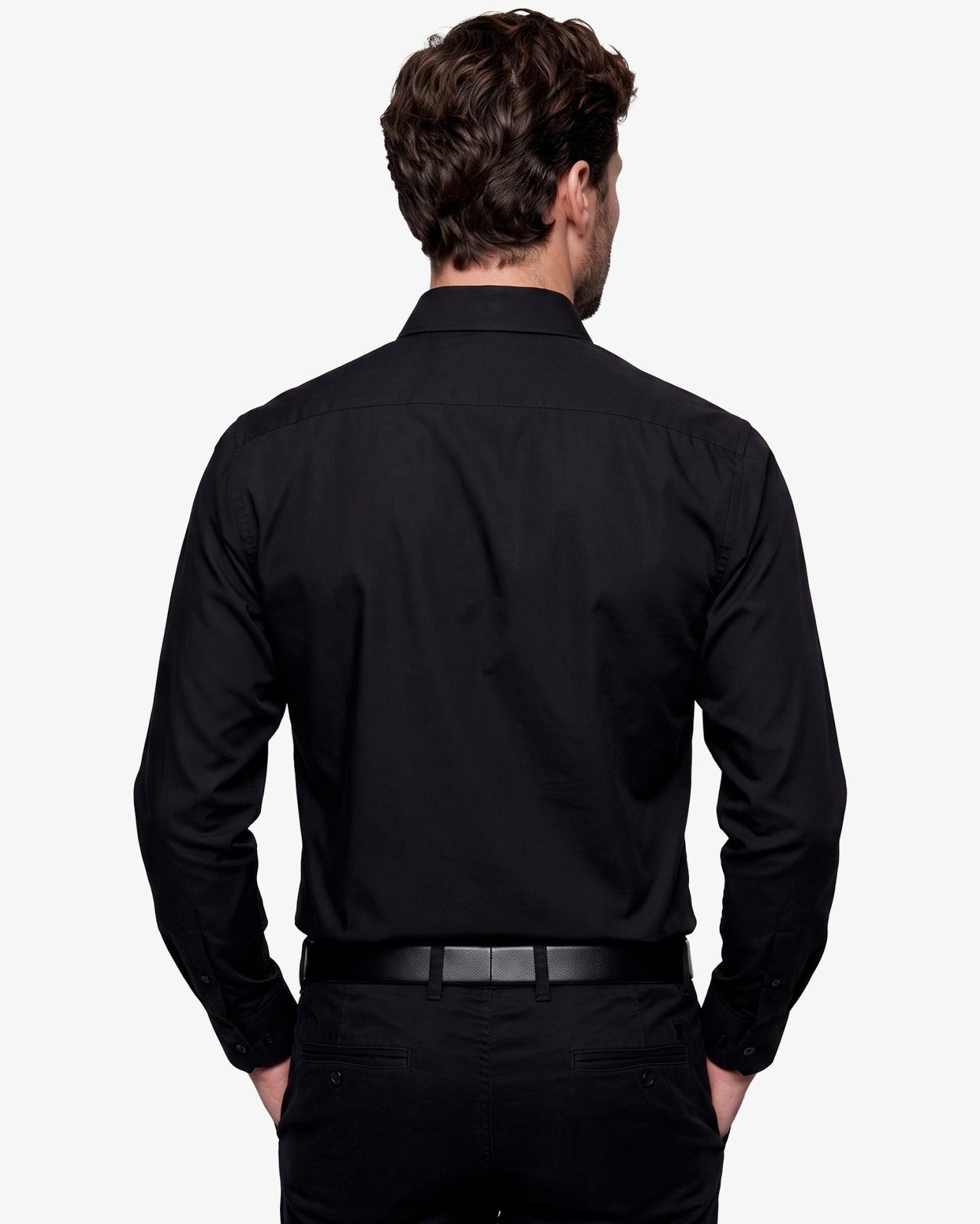 Manchester Camisa de Vestir Mezcla de Algodón y Poliéster - Cuello Ajustable - Manchester