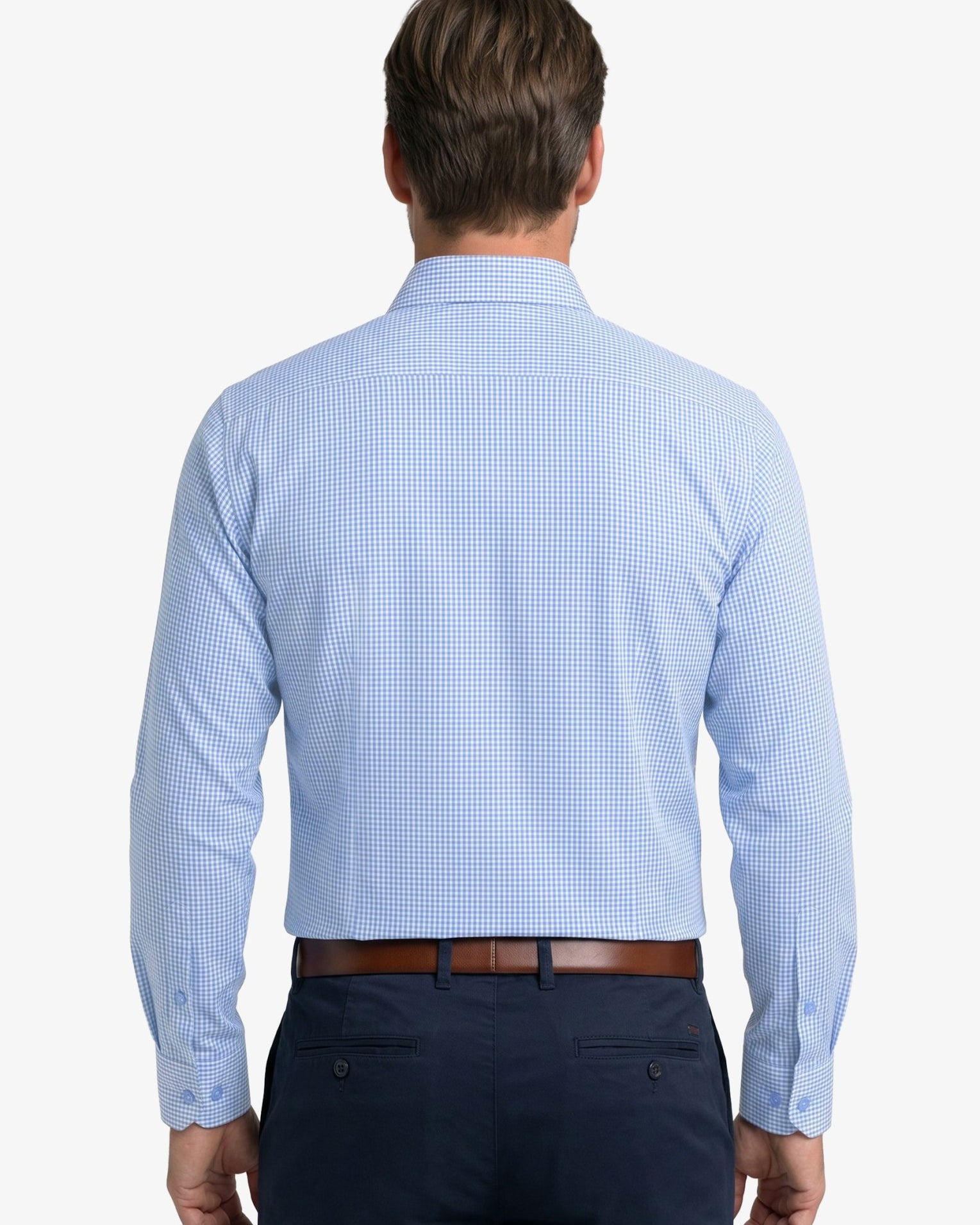 Manchester Camisa de Vestir Microcuadro Slim Fit - Manchester