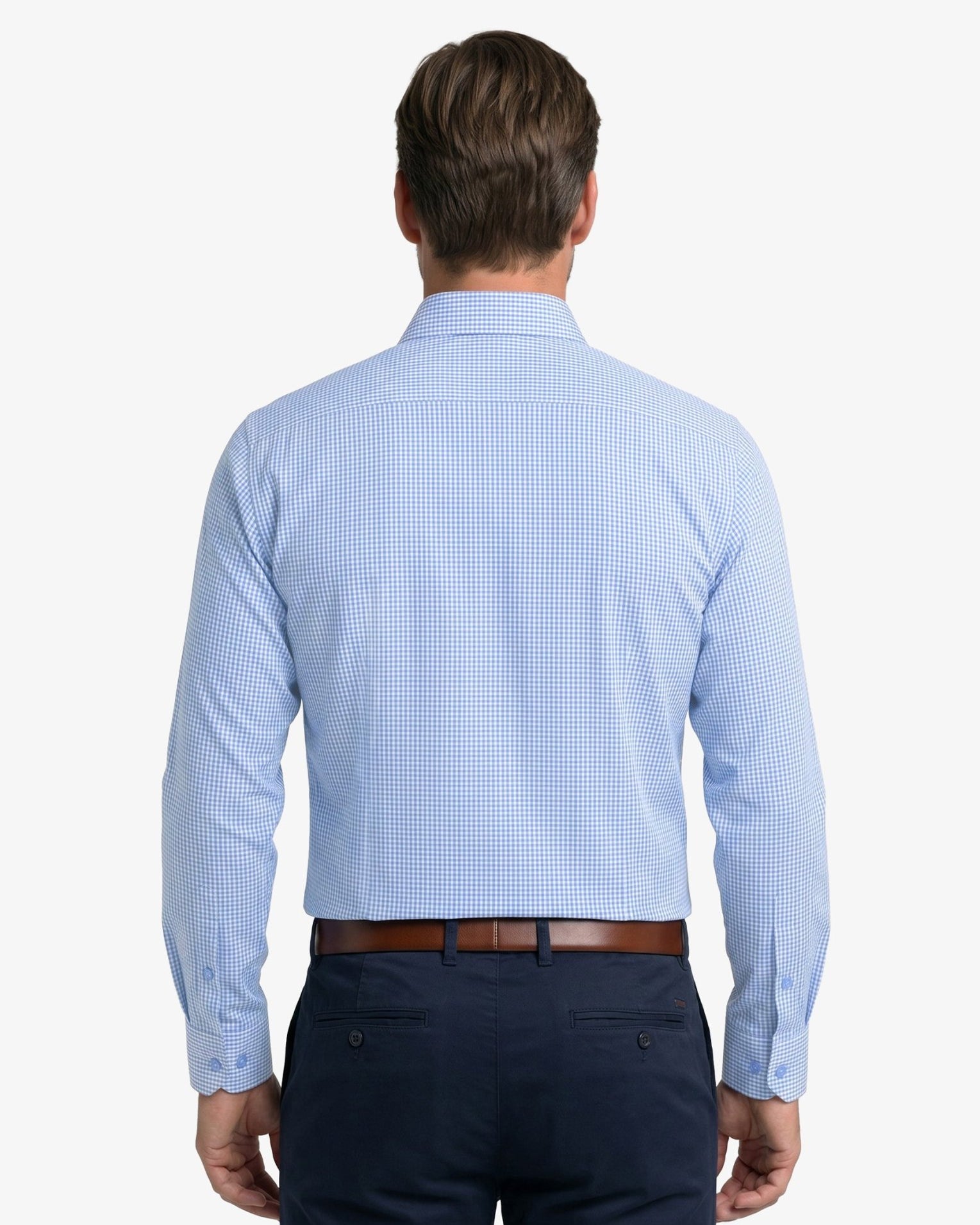 Manchester Camisa de Vestir Microcuadro Slim Fit - Manchester