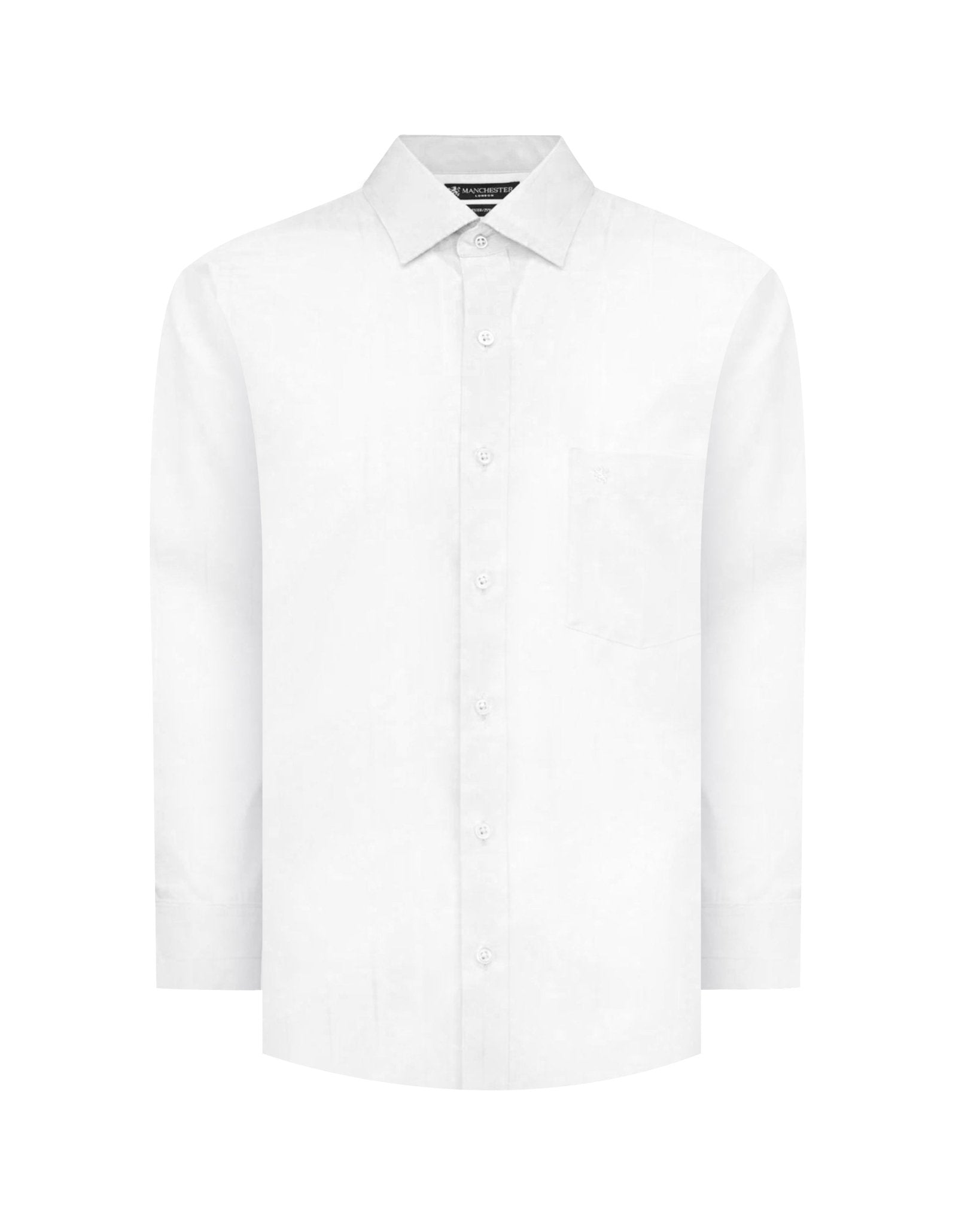 Manchester Camisa de Vestir Poliéster y Algodón Manga Larga - Manchester