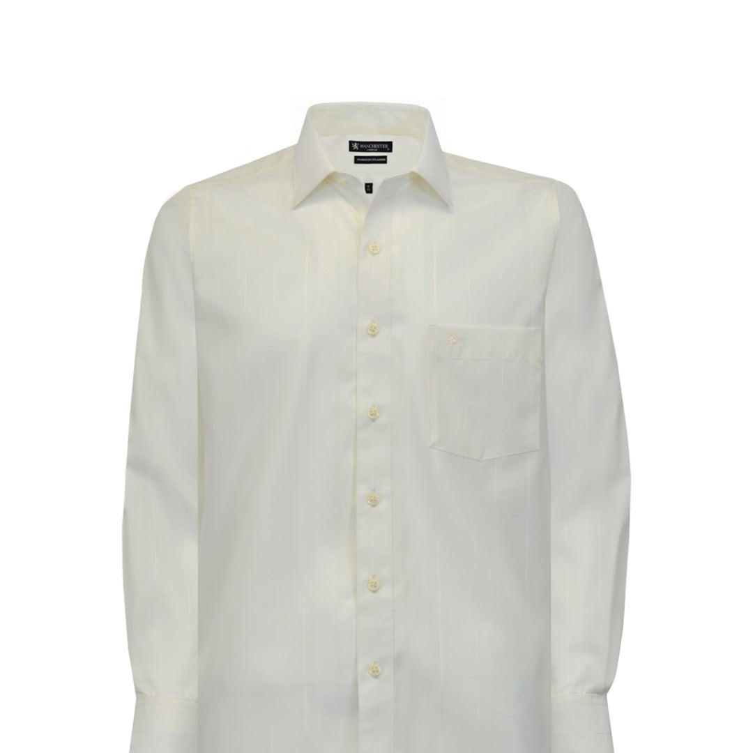 Manchester Camisa de Vestir Poliéster y Algodón Manga Larga - Manchester