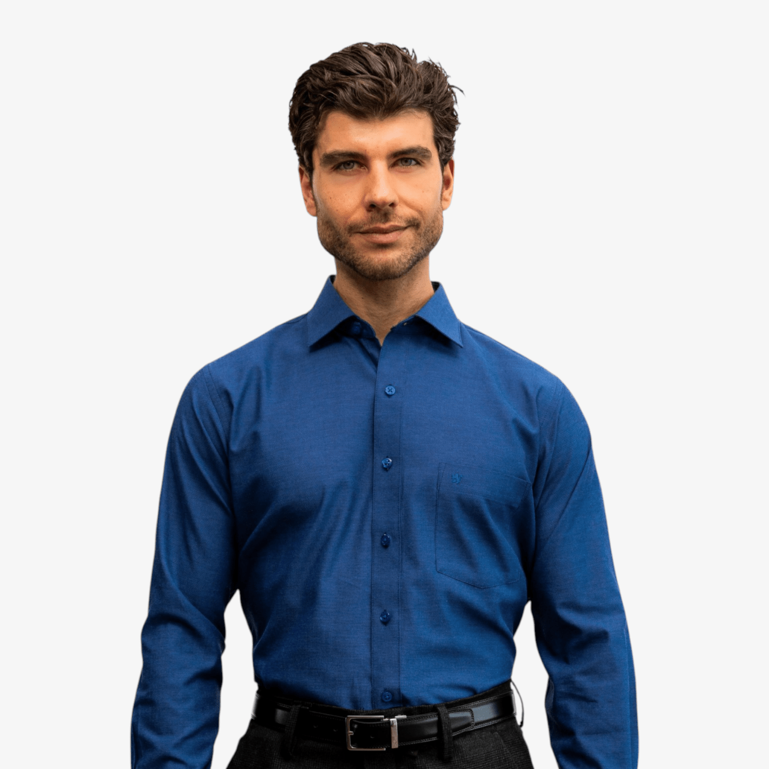 Manchester Camisa de Vestir Premium con Cuello Ajustable - Manchester
