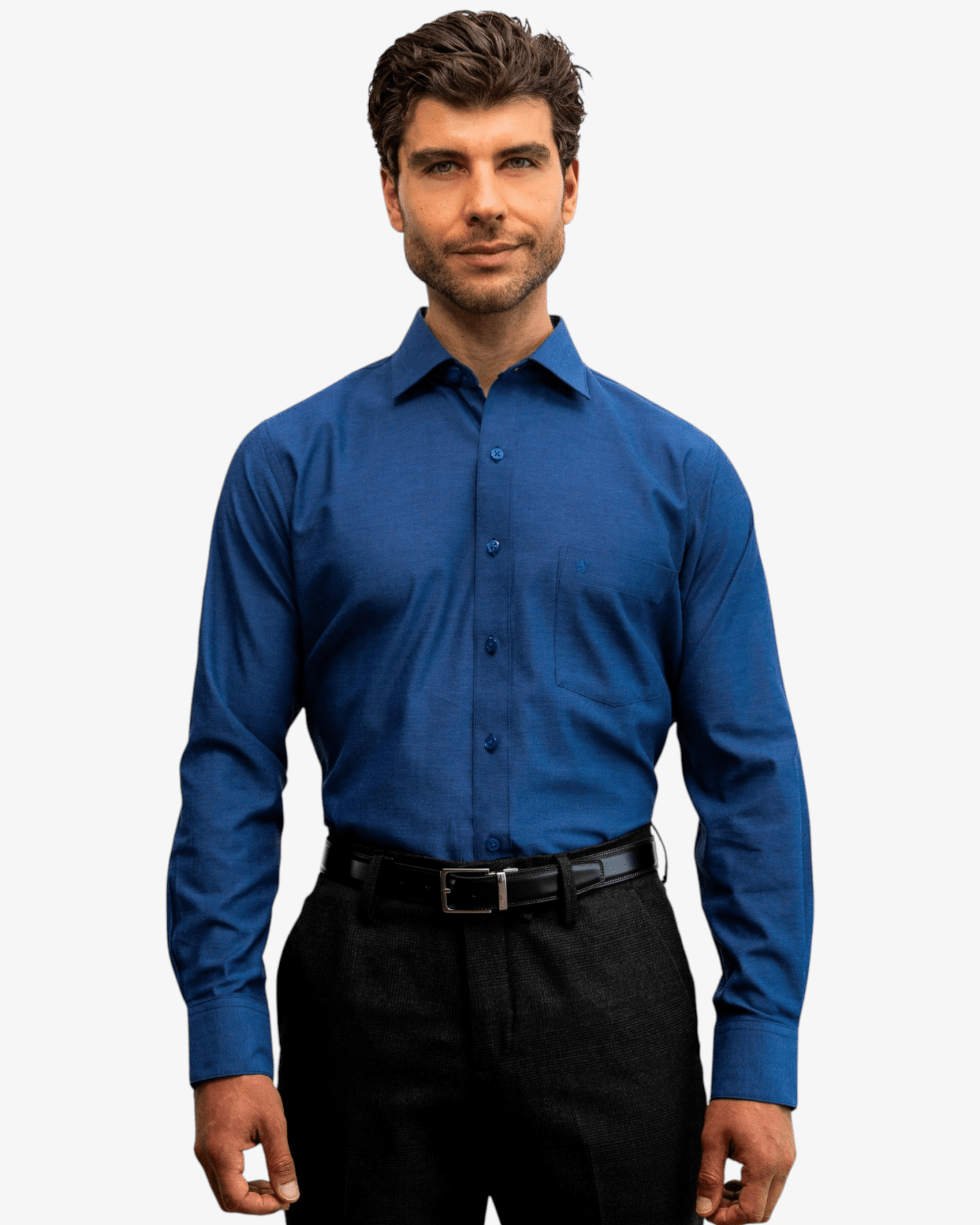 Manchester Camisa de Vestir Premium con Cuello Ajustable - Manchester
