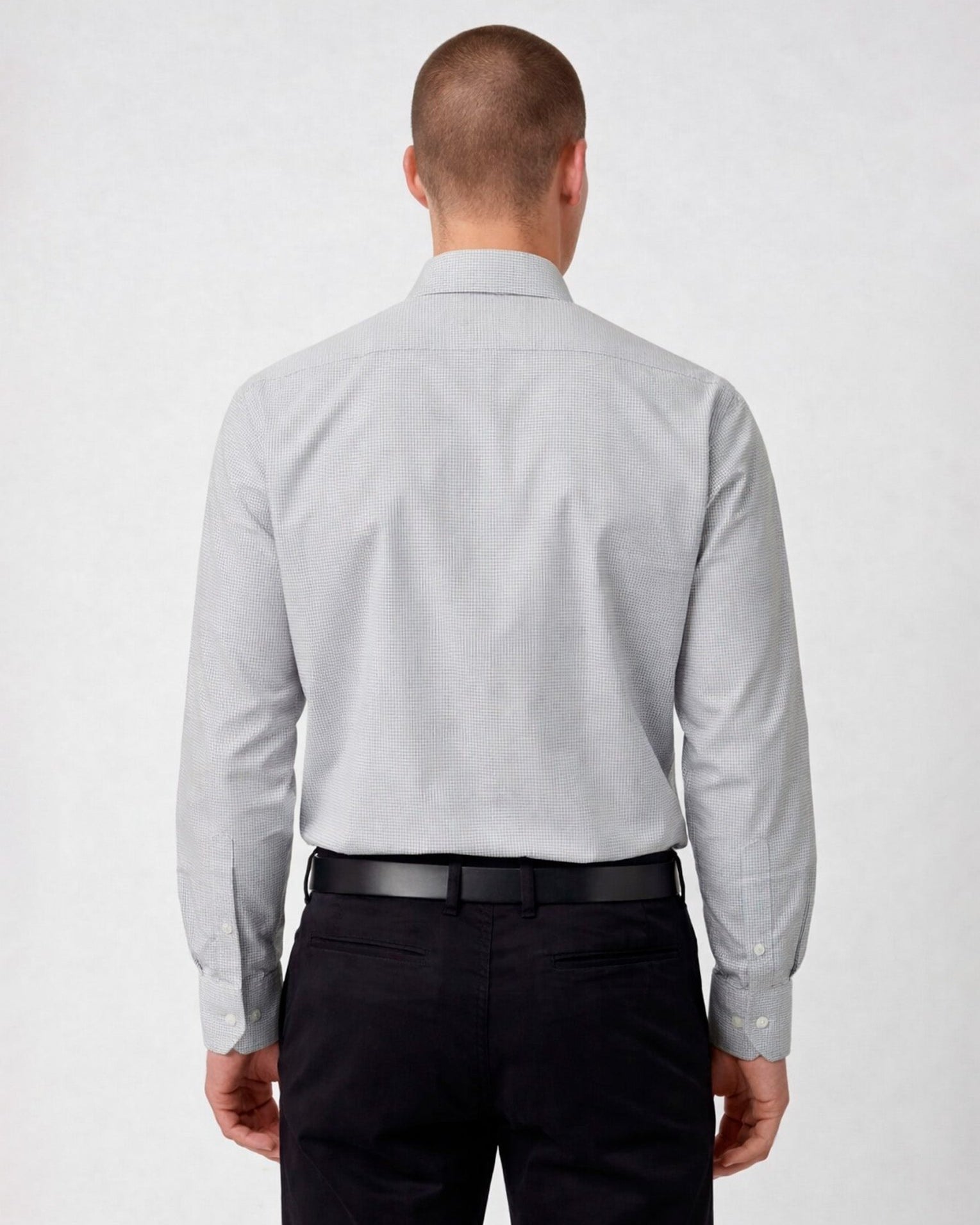 Manchester Camisa de Vestir Slim Fit Algodón y Poliéster - Manga Larga - Manchester