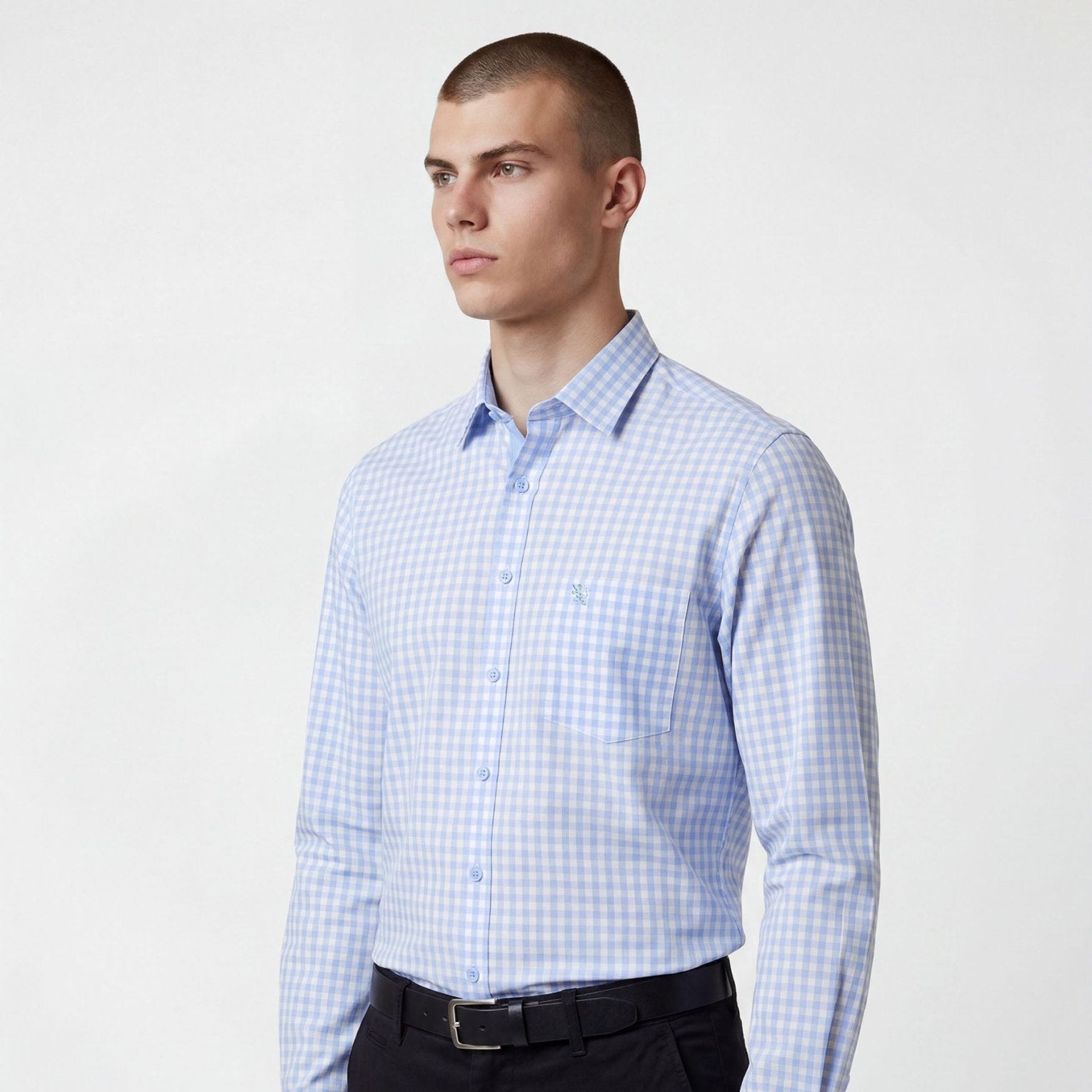 Manchester Camisa de Vestir Slim Fit Cuadros Tradicionales - Manga Larga - Manchester