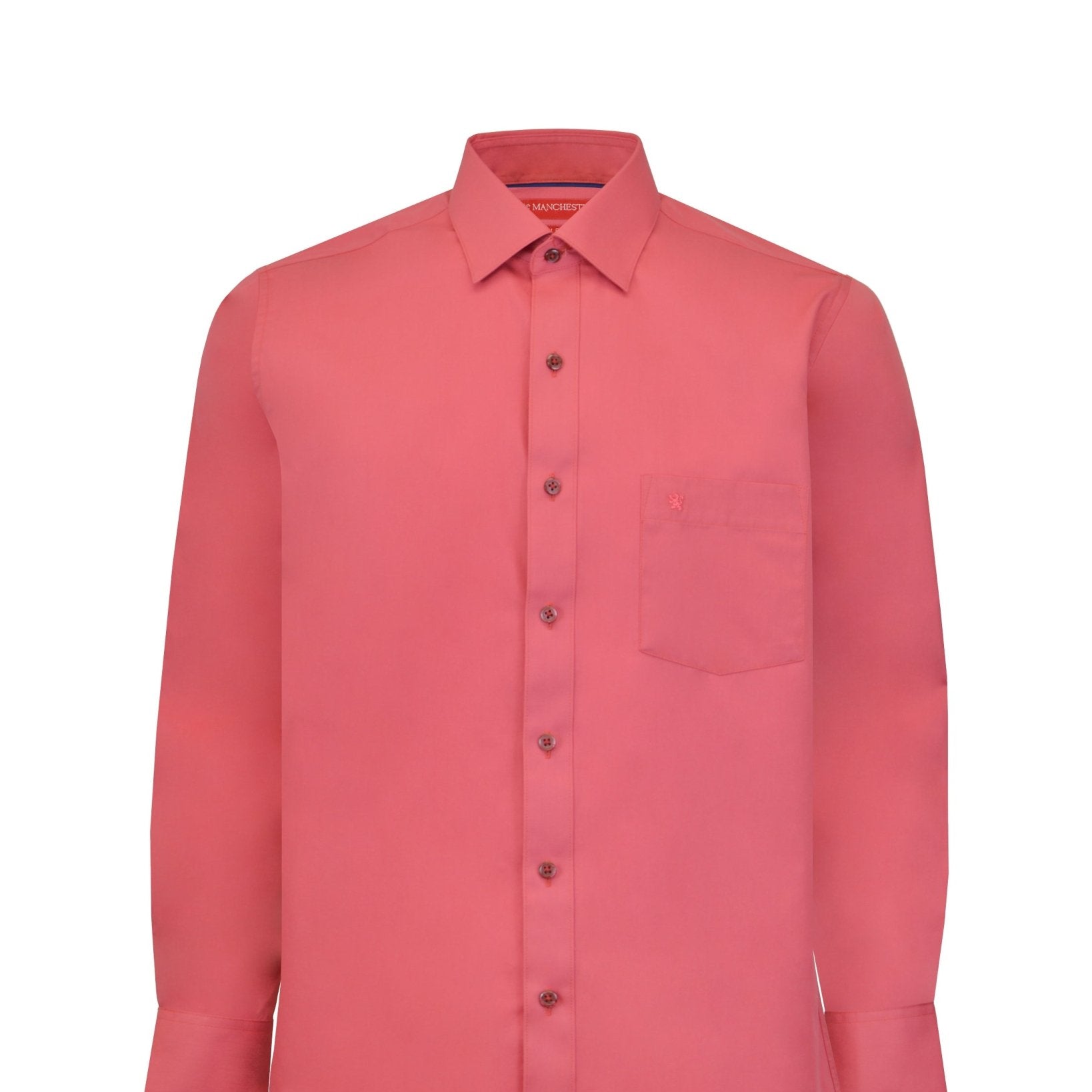 Manchester Camisa de Vestir Slim Fit Puños Convertibles - Mezcla de algodón - Manchester