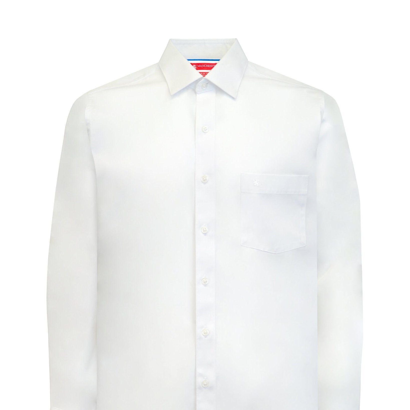 Manchester Camisa de Vestir Slim Fit Puños Convertibles - Mezcla de algodón - Manchester
