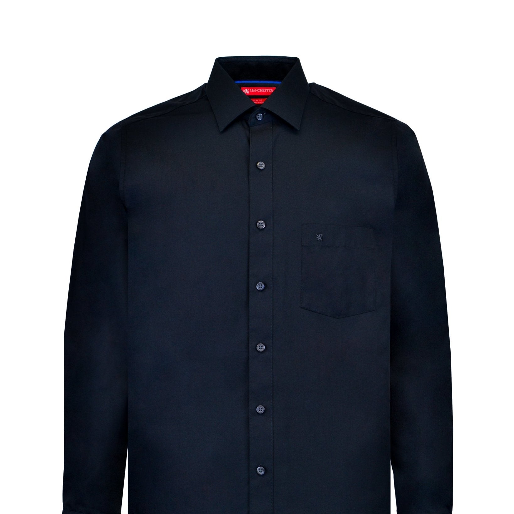 Manchester Camisa de Vestir Slim Fit Puños Convertibles - Mezcla de algodón - Manchester