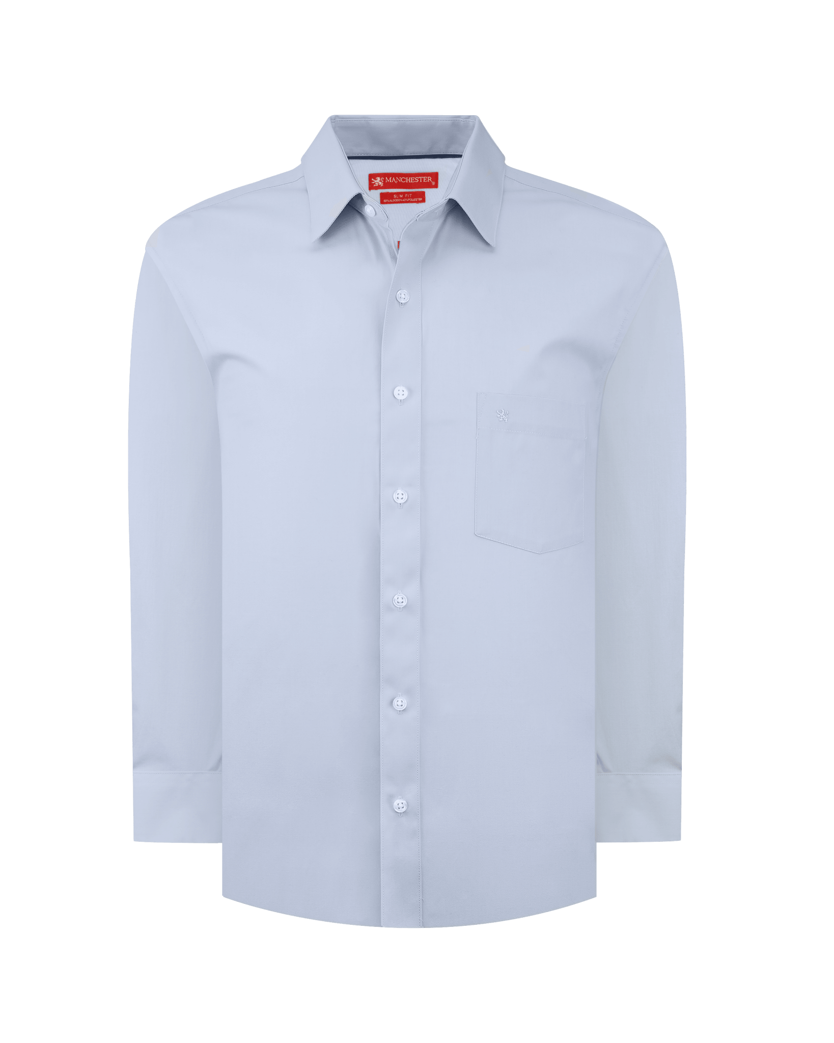 Manchester Camisa de Vestir Slim Fit Puños Convertibles - Mezcla de algodón - Manchester