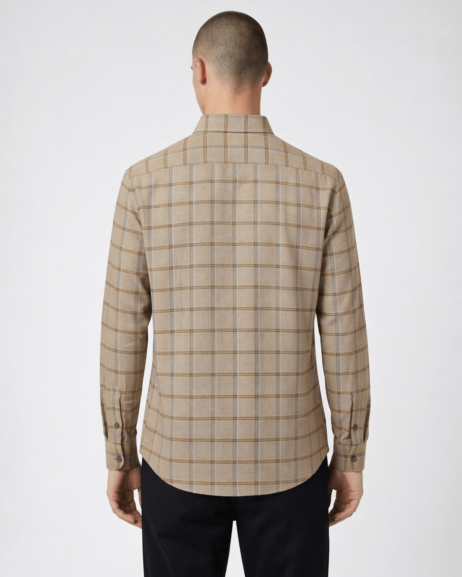 Manchester Camisa Franela en Cuadros Cuello Button Down - Manchester