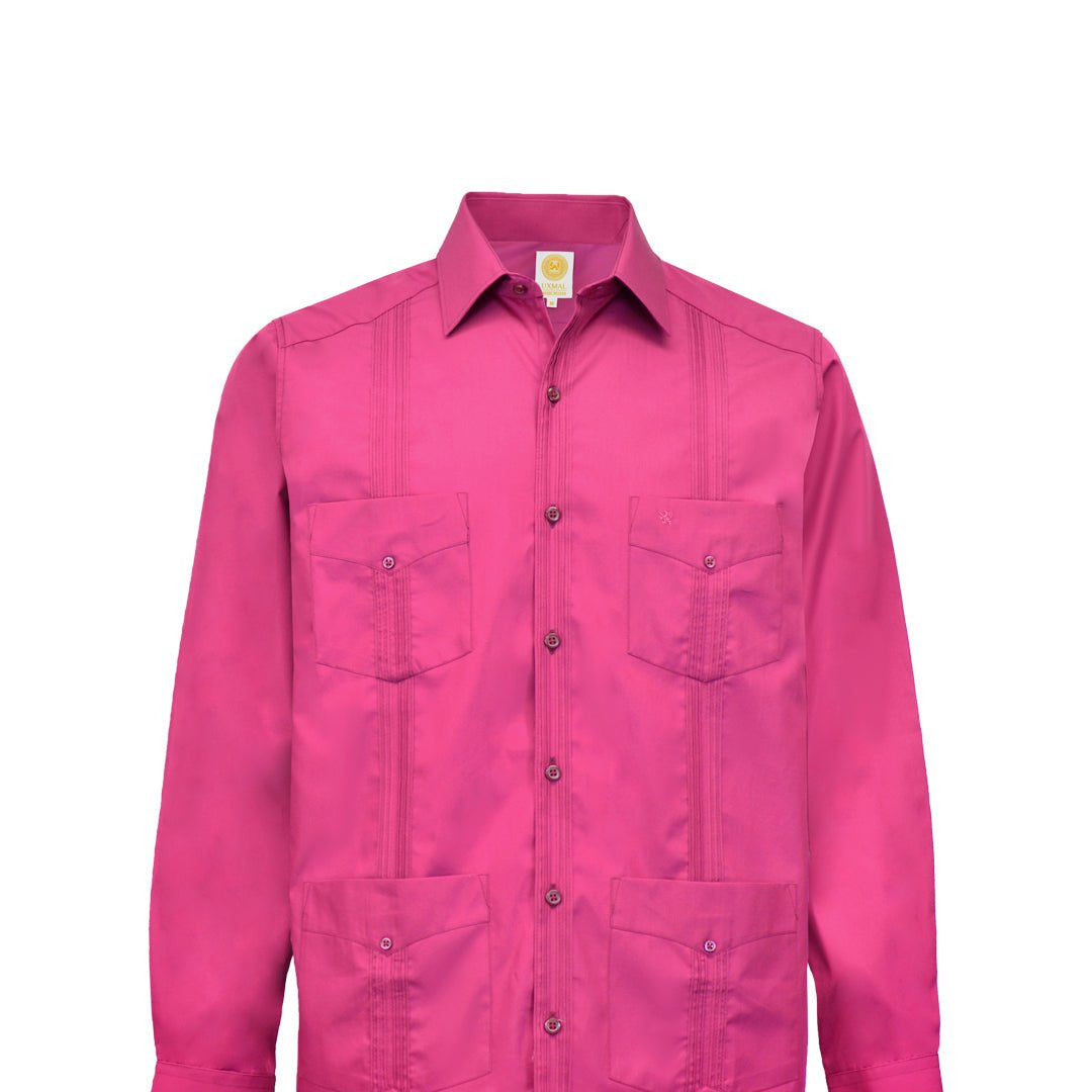 Manchester Camisa Guayabera 100% Algodón - Manga Larga - Manchester