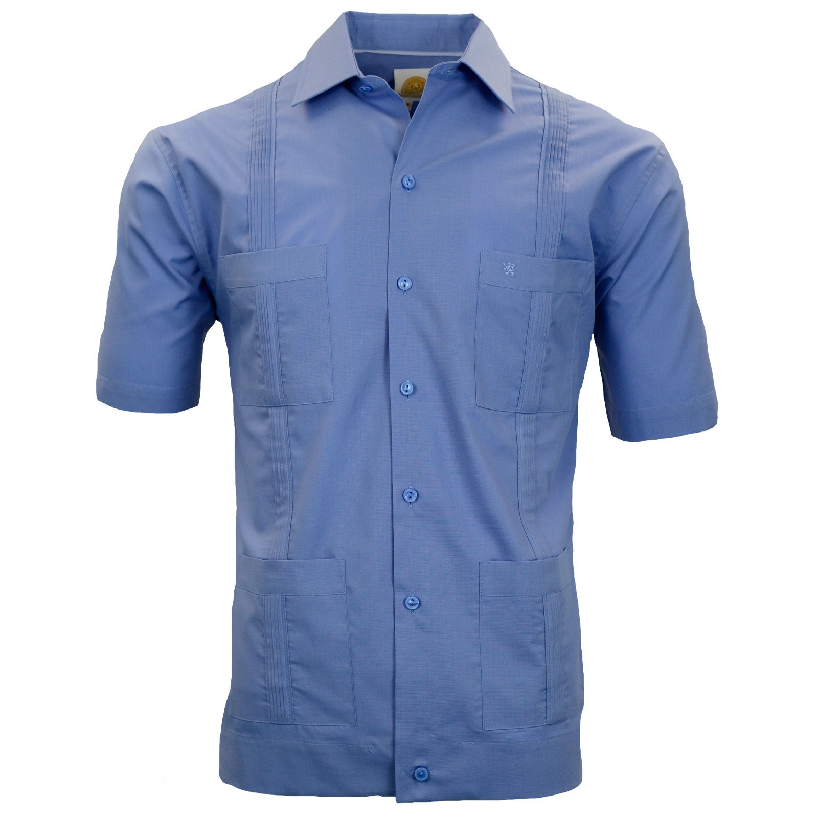 Manchester Camisa Guayabera Corta Algodón y Poliéster Manga Corta - Manchester