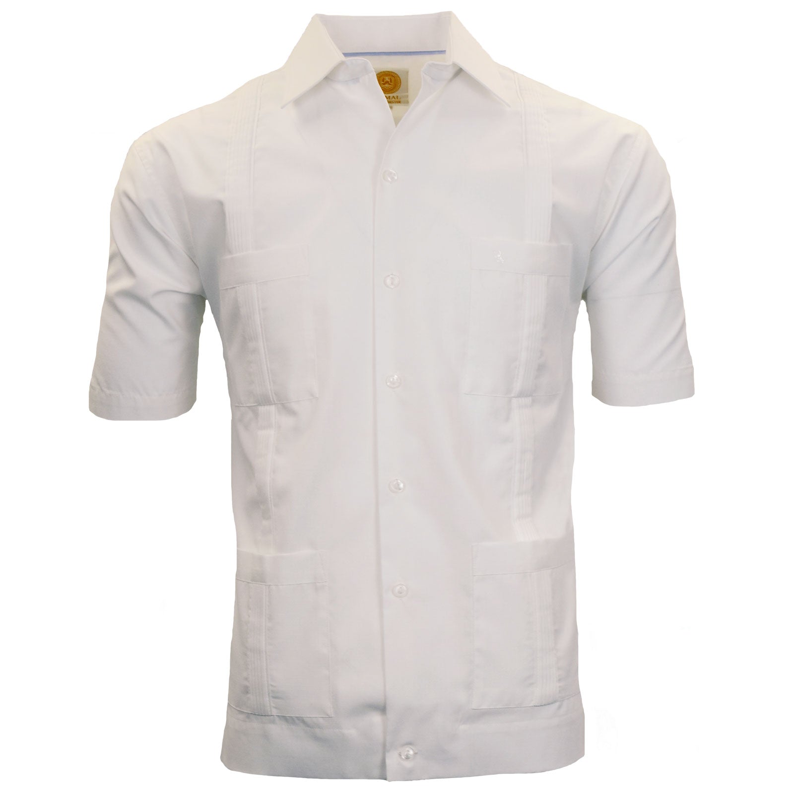 Manchester Camisa Guayabera Corta Algodón y Poliéster Manga Corta - Manchester