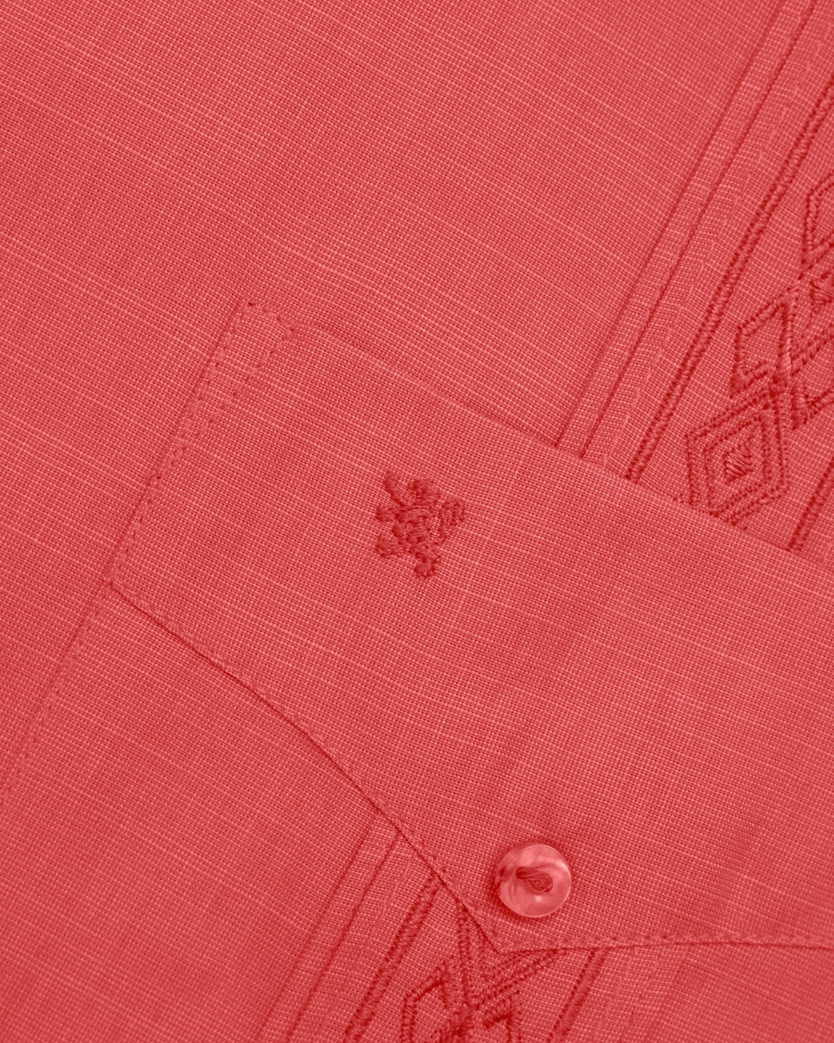 Manchester Camisa Guayabera Slim Fit Poliéster y Algodón Manga Corta - Manchester