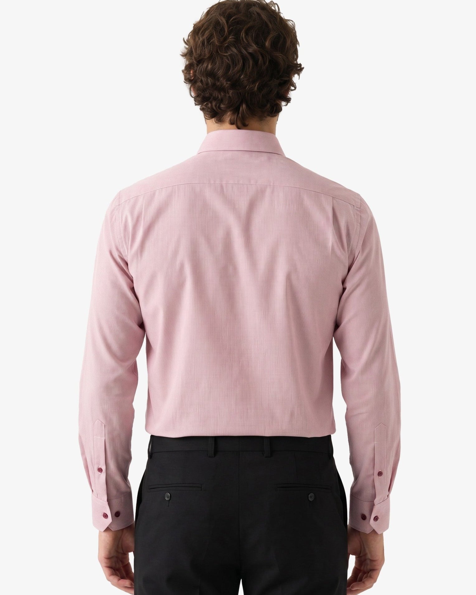 Manchester Camisa Regular Fit en Algodón-Poliéster color rojo para hombre